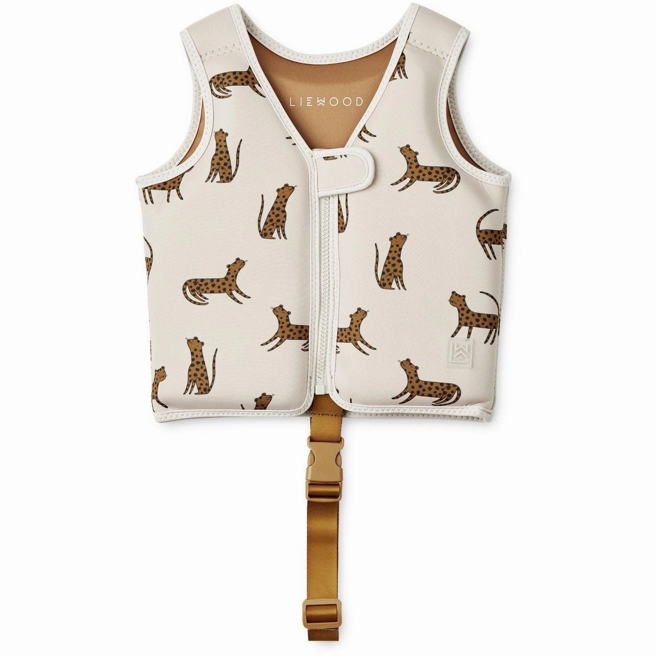LieWood Leopard / Sandy Dove Swim Vest Shape-Retention