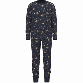 AntiPilling Technology Name it Dark Sapphire Vismas Pajamas