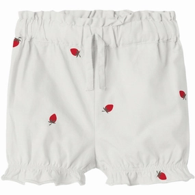 Party outfit Name It Bright White Nbfderilla Shorts