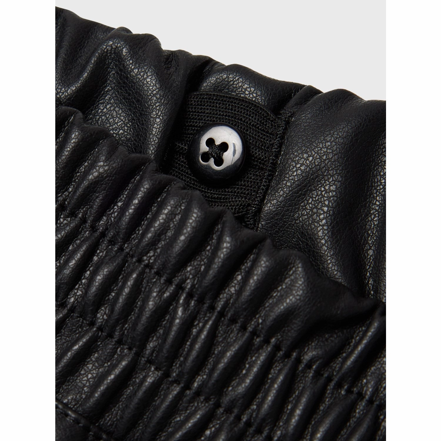 Name It Black Sianina Cargo Shorts denim material