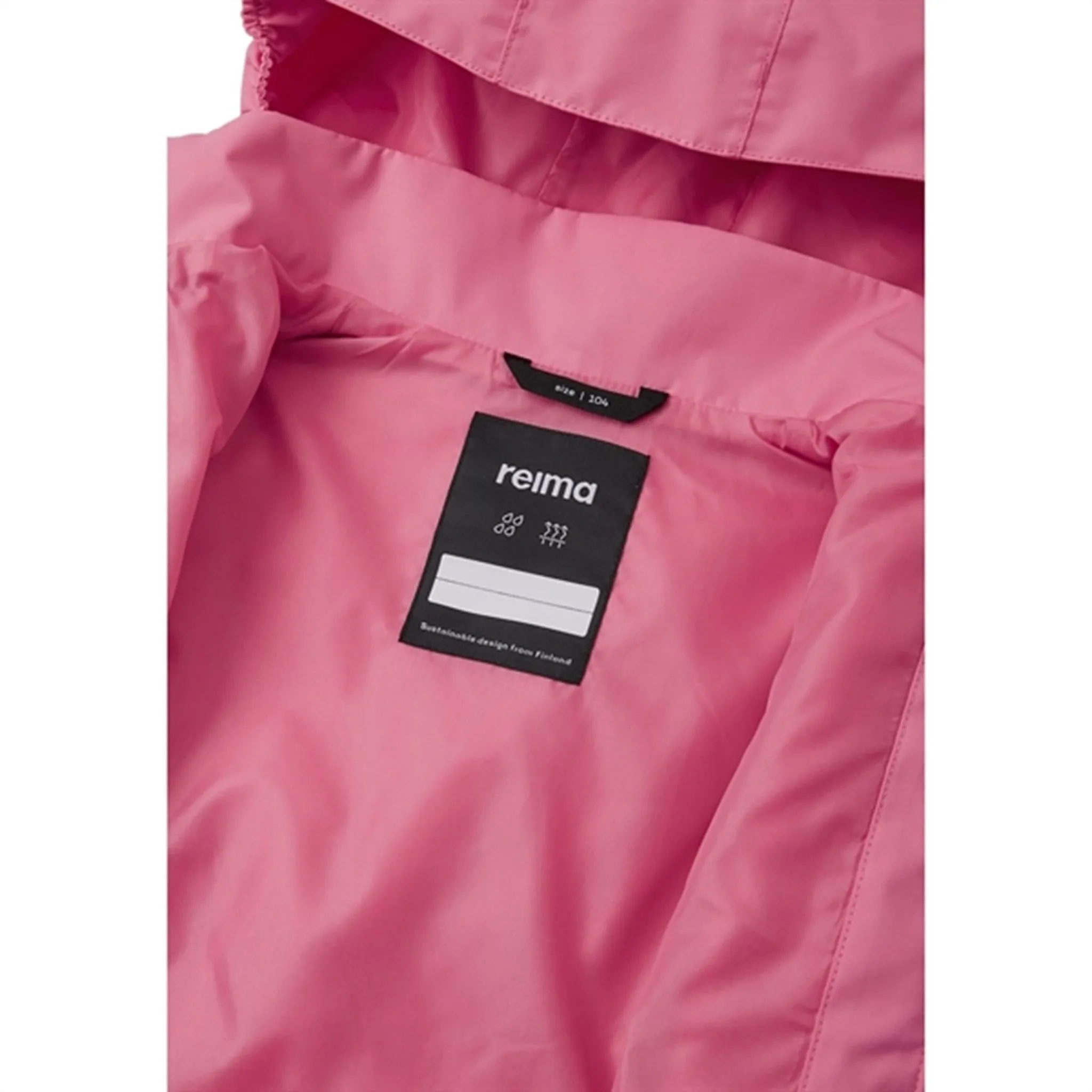 Reima Reimatec Jacket Anise Sunset Pink Template Reinforced Shoulders