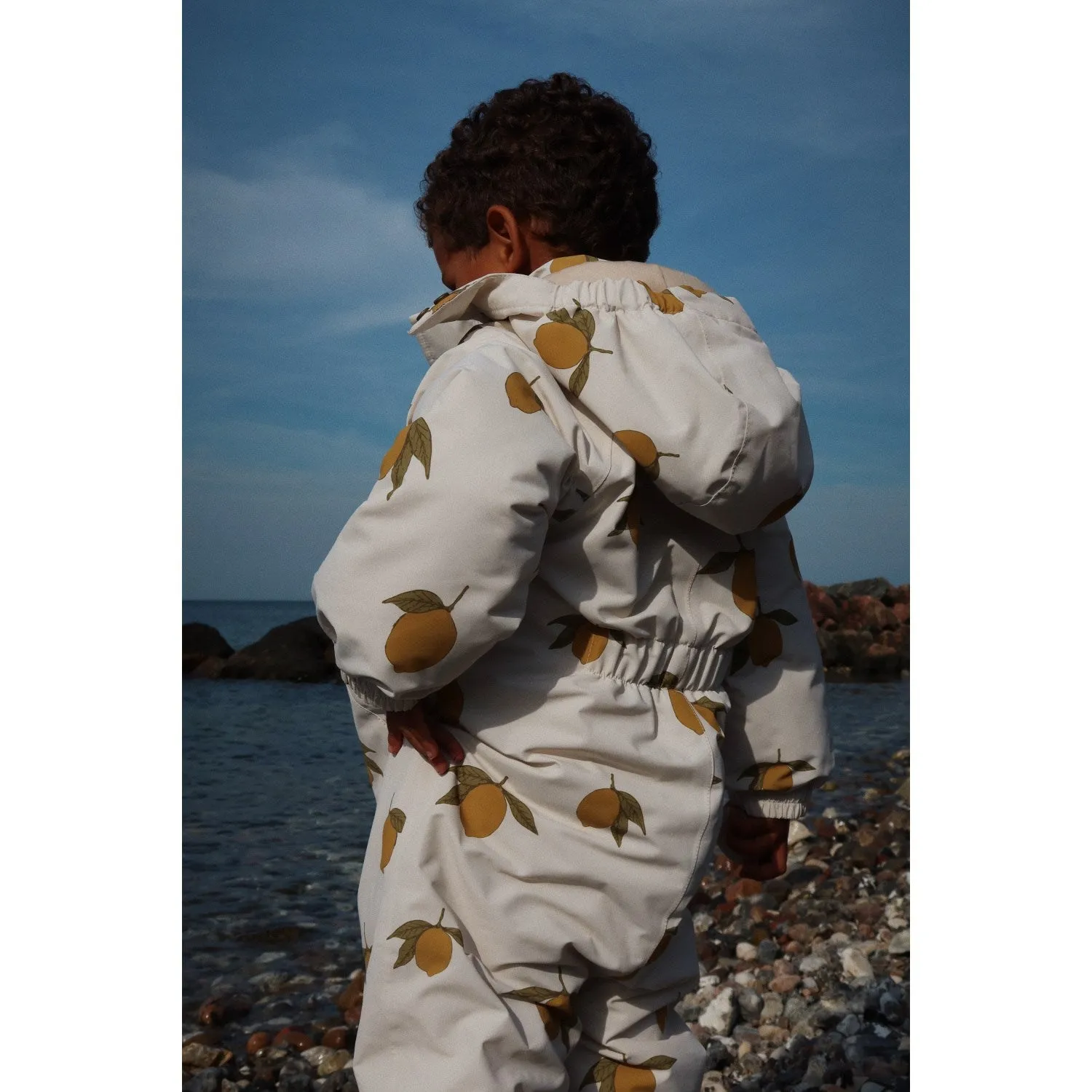 Comfortable travel shirt Konges Sl?jd Mon Grand Citron Nohr Snowsuit Print