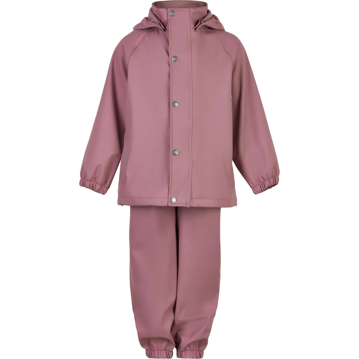 En Fant Old Rose Rainwear Set Solid Minimal Design