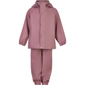 En Fant Old Rose Rainwear Set Solid Minimal Design