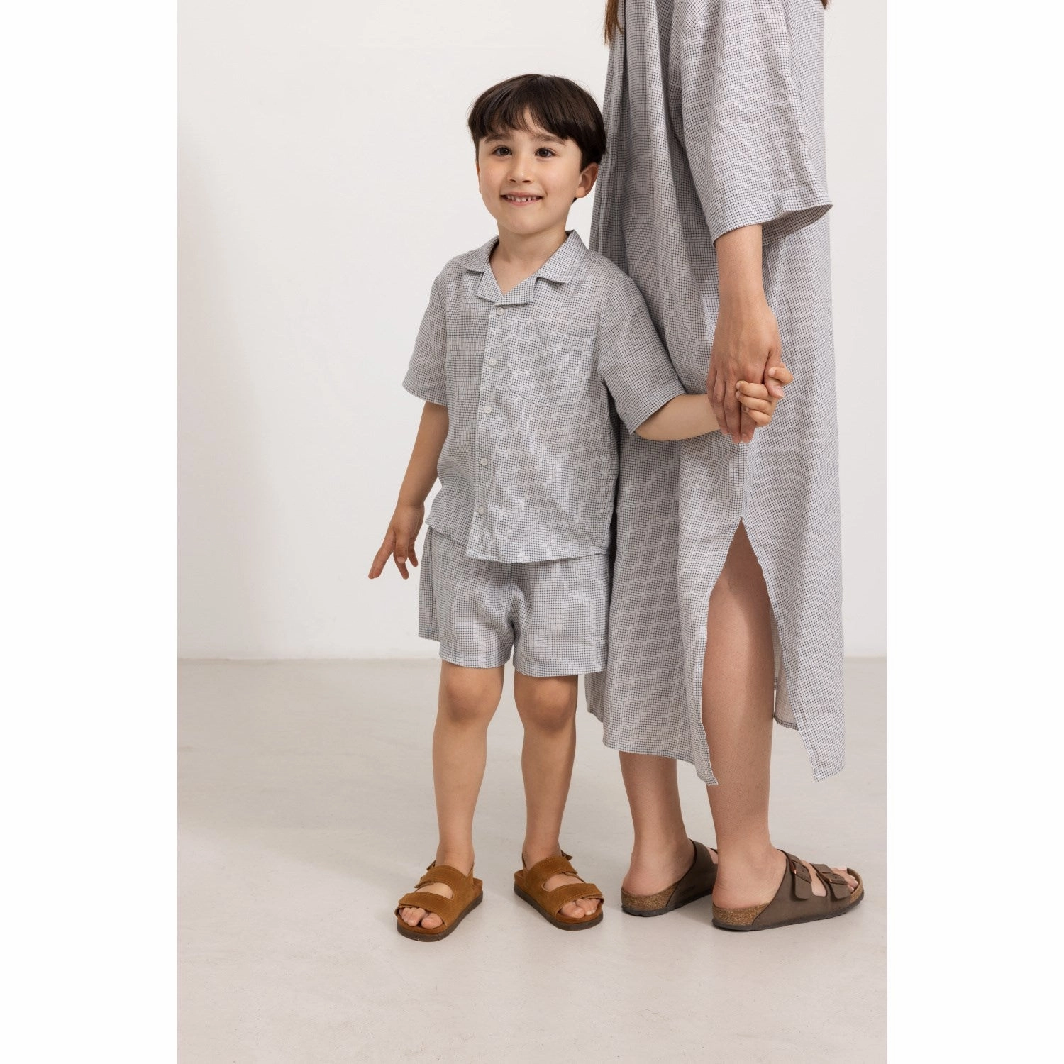 Breathable Mesh Panels MarMar Linen Mini Check Pina Shorts