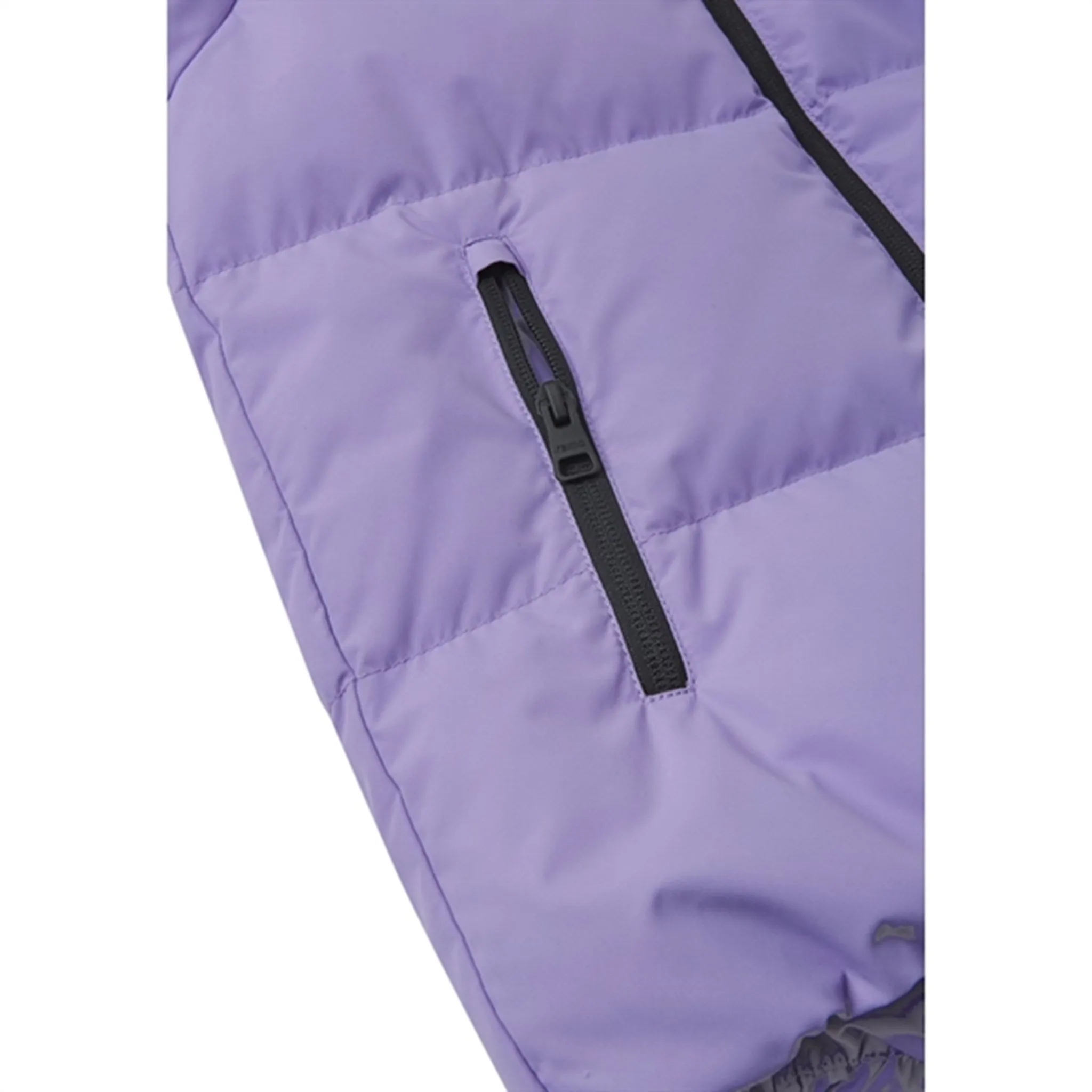 Vintage-Inspired Asymmetric-Hem Reima Down Jacket Paimio Lilac amethyst