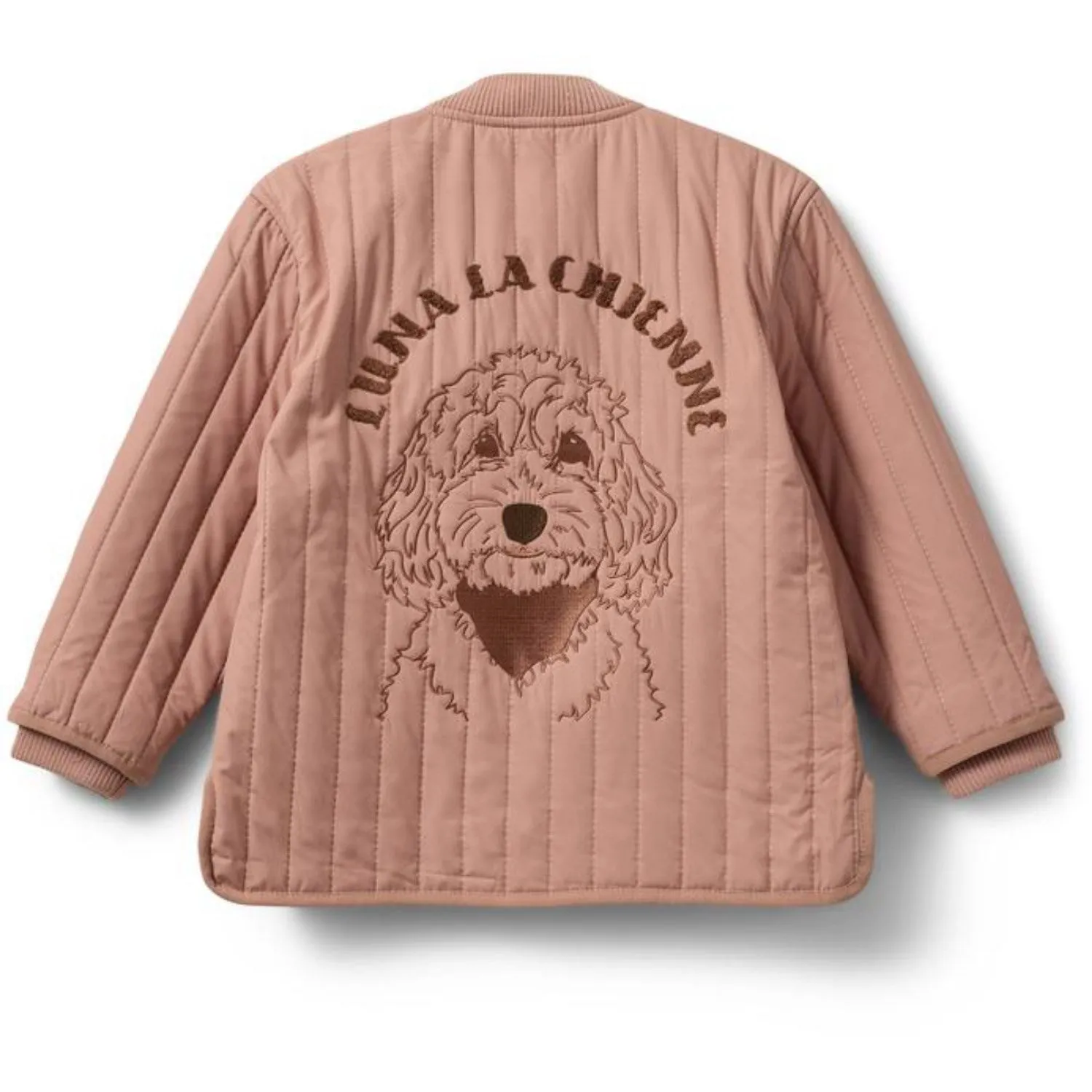 Sofie Schnoor Rosy Brown Thermo Jacket Minimalist-Style Pastel-Tone