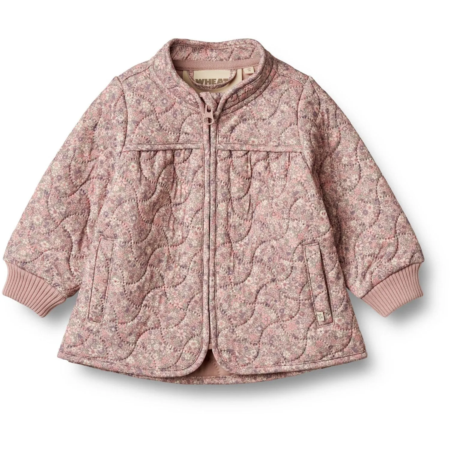 Care-Instructions-Included City-Style Wheat Powder Flower Meadow Thermo Jacket Tilde