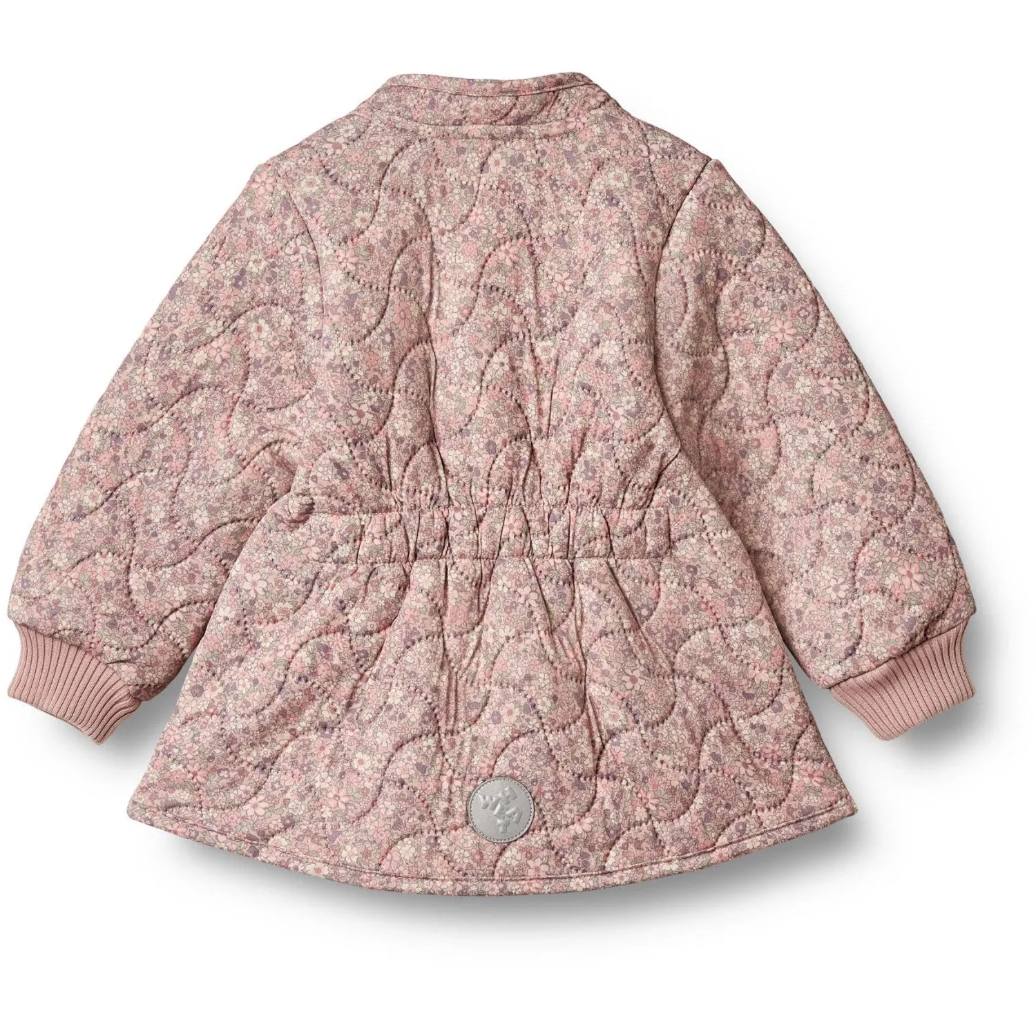 Wheat Powder Flower Meadow Thermo Jacket Tilde Curved-Hem Repair-Friendly