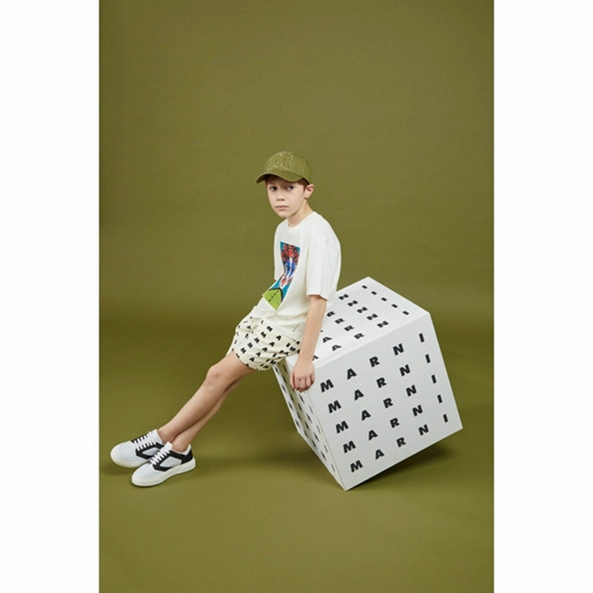 Marni Milk Shorts Recycled Material Modern Fit