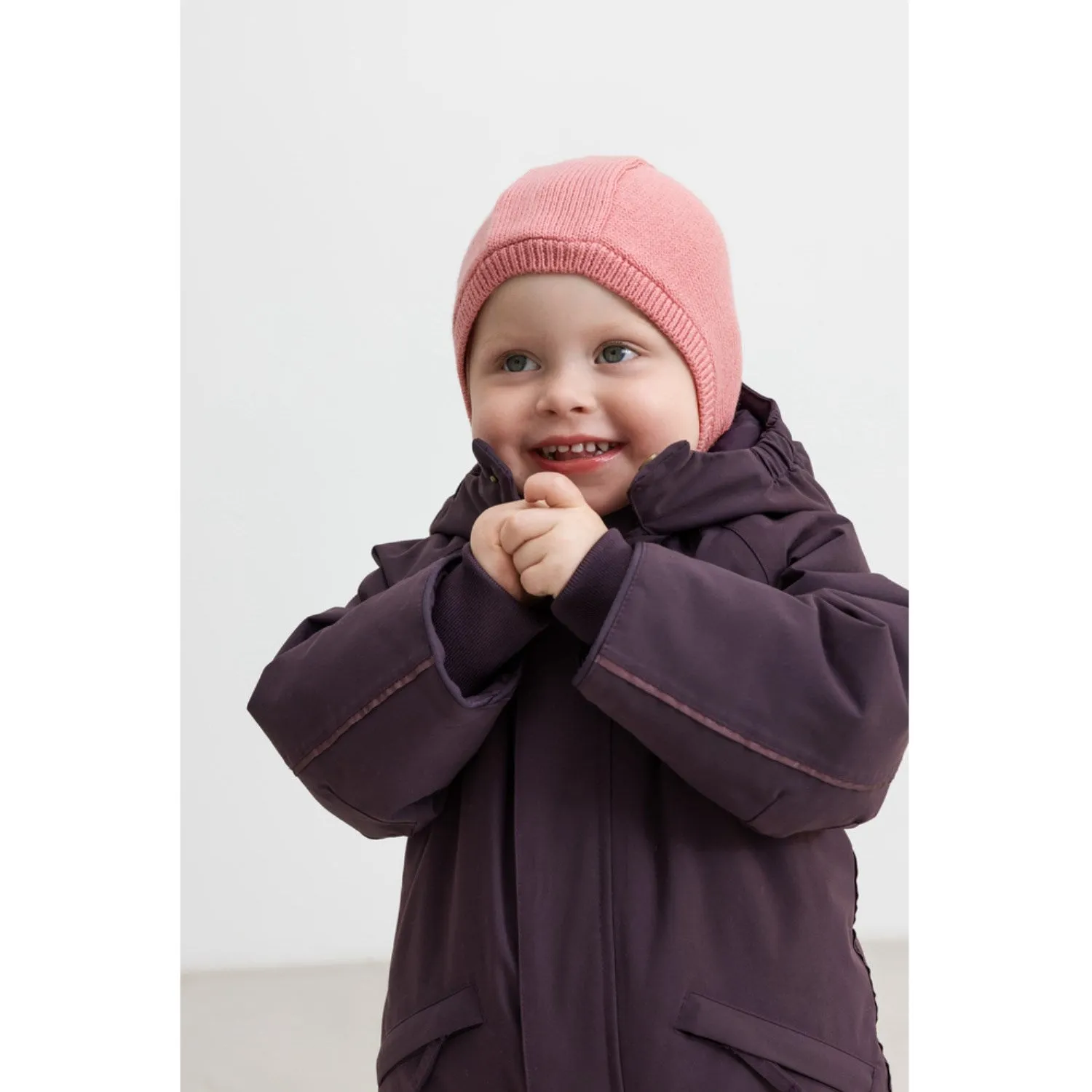 MarMar Tech. Outerwear Solid Deep Plum Ollie Suit Relaxed-fit Light and airy blouse