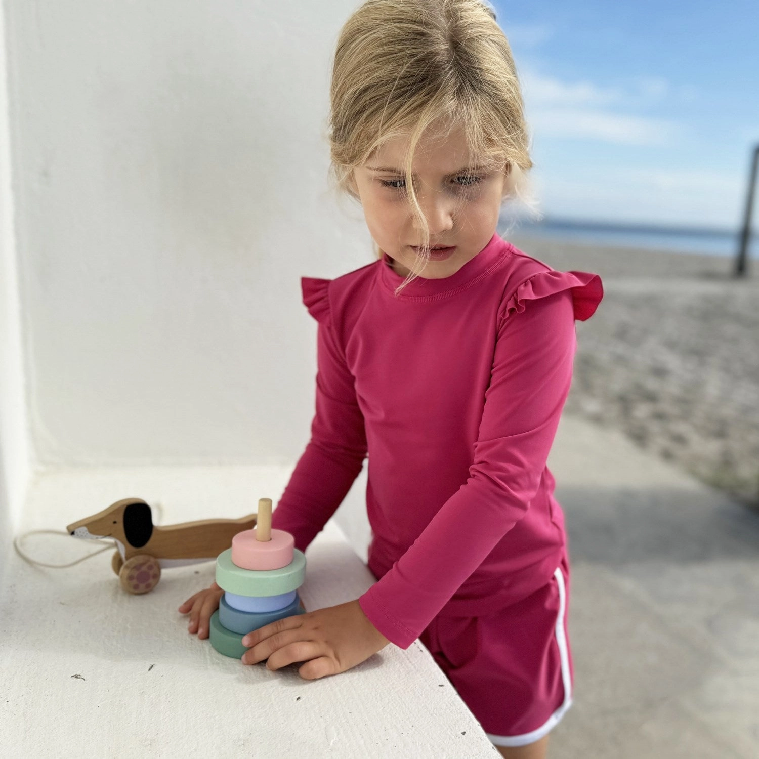 Soft Lining Petit Crabe Mulberry Sydney Uv Swimshirt L/S