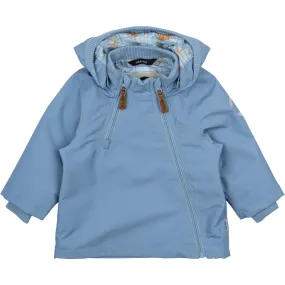 Mikk-Line Faded Denim Polyester Baby Jacket Impact Chill Proof