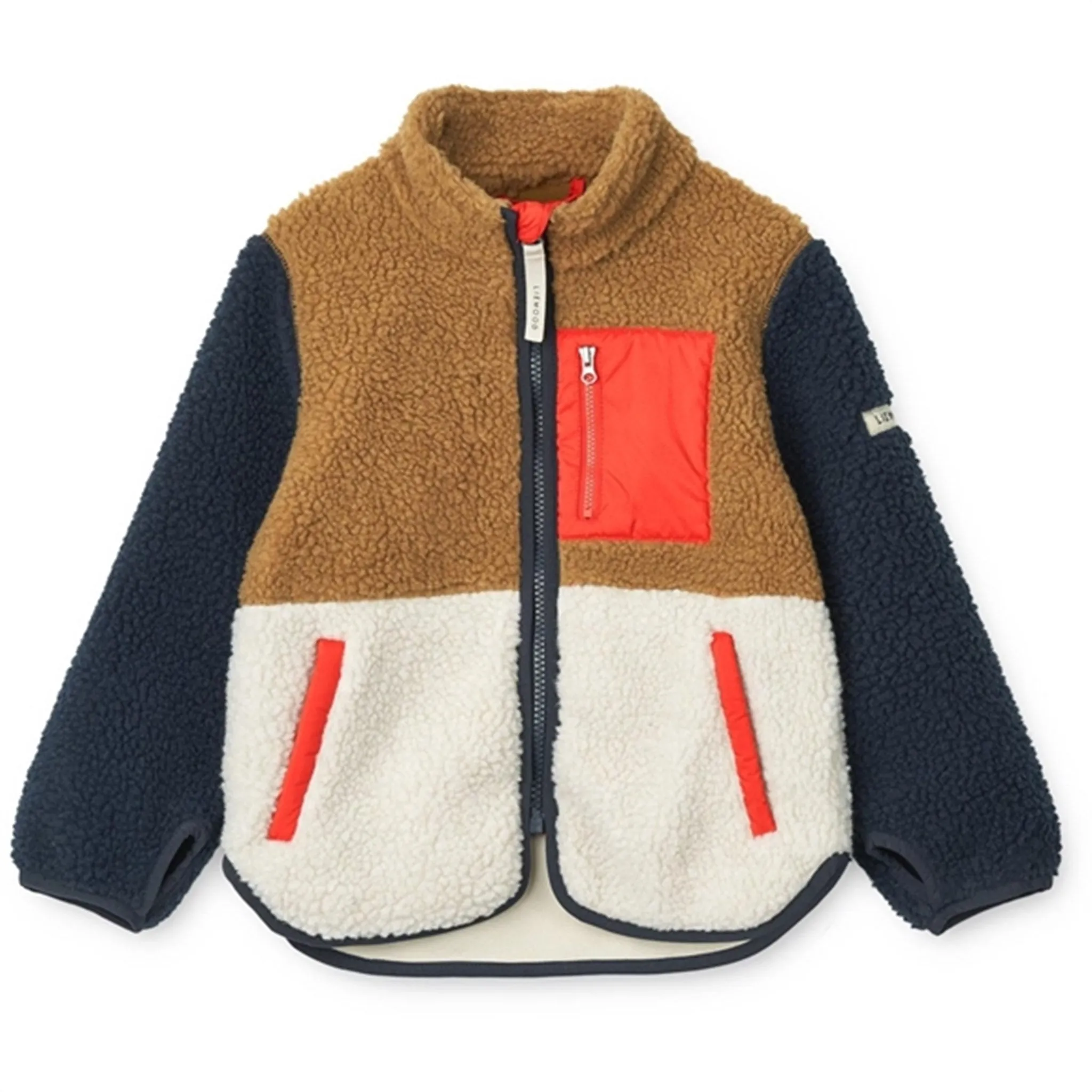 StretchMaterial Liewood Nolan Pile Jacket Midnight Navy Multi Mix