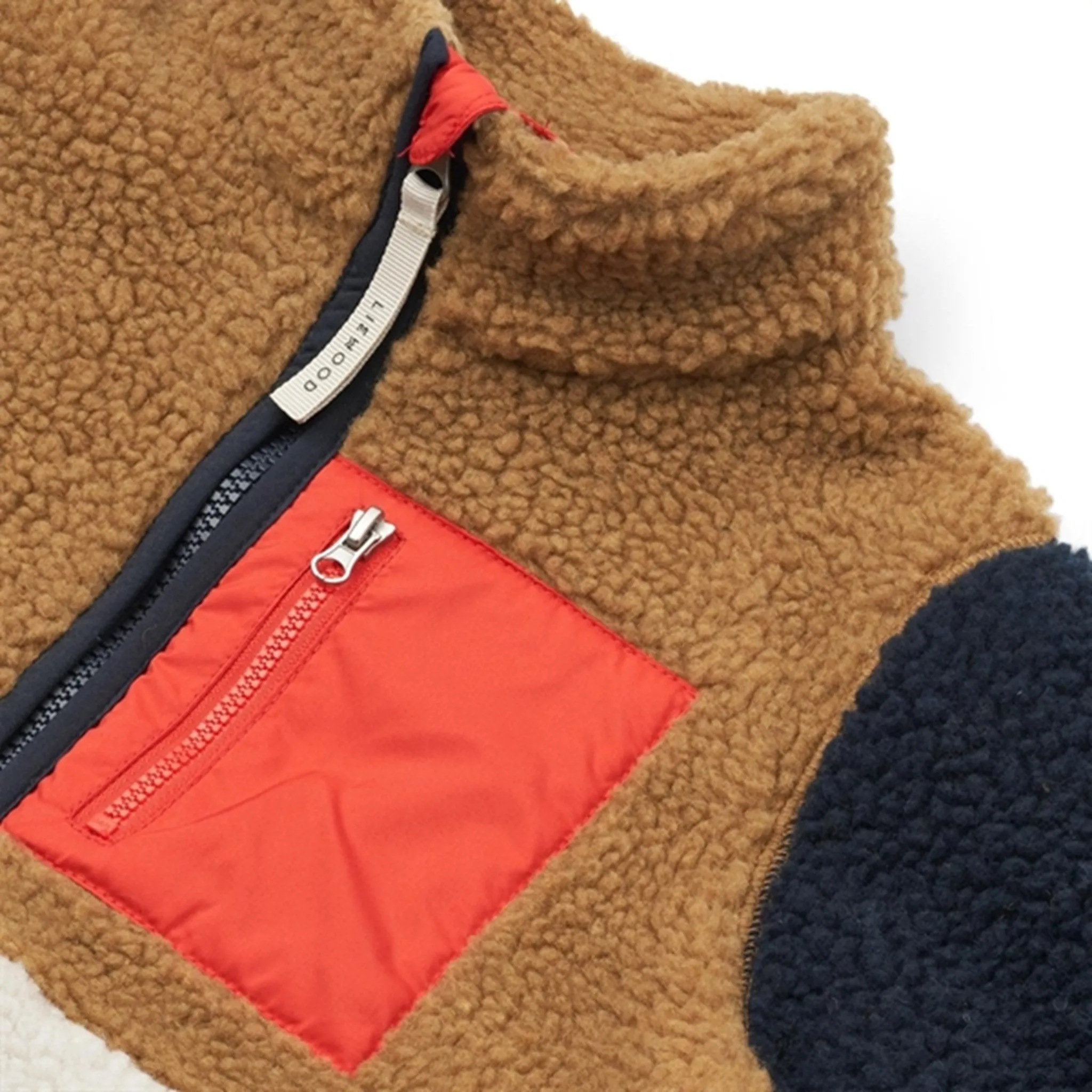 Daily Utility Adjustable Wear Liewood Nolan Pile Jacket Midnight Navy Multi Mix