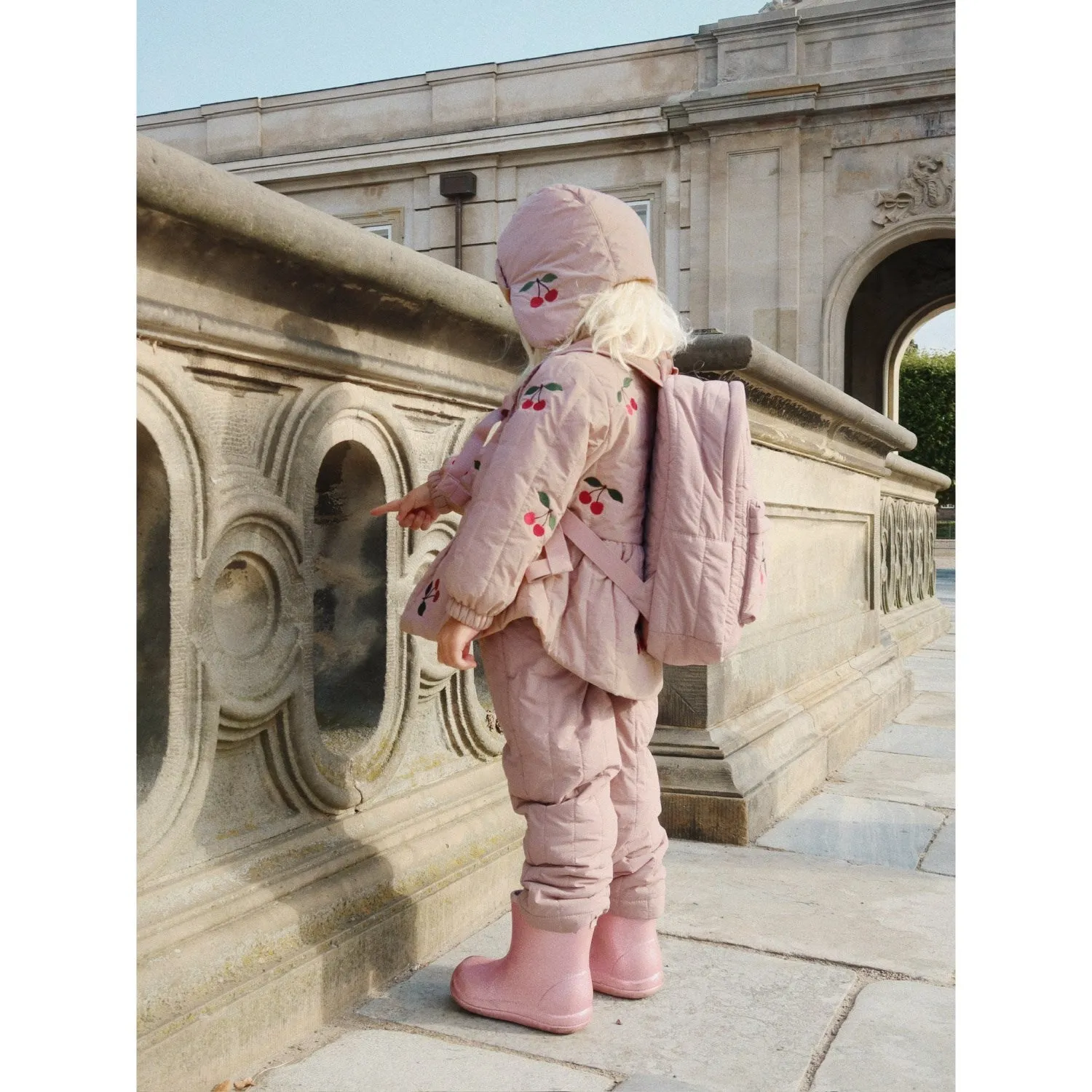 Konges Sl?jd Twilight Mauve Juna Bomber Jacket Soft long-sleeve top Feminine casual wear