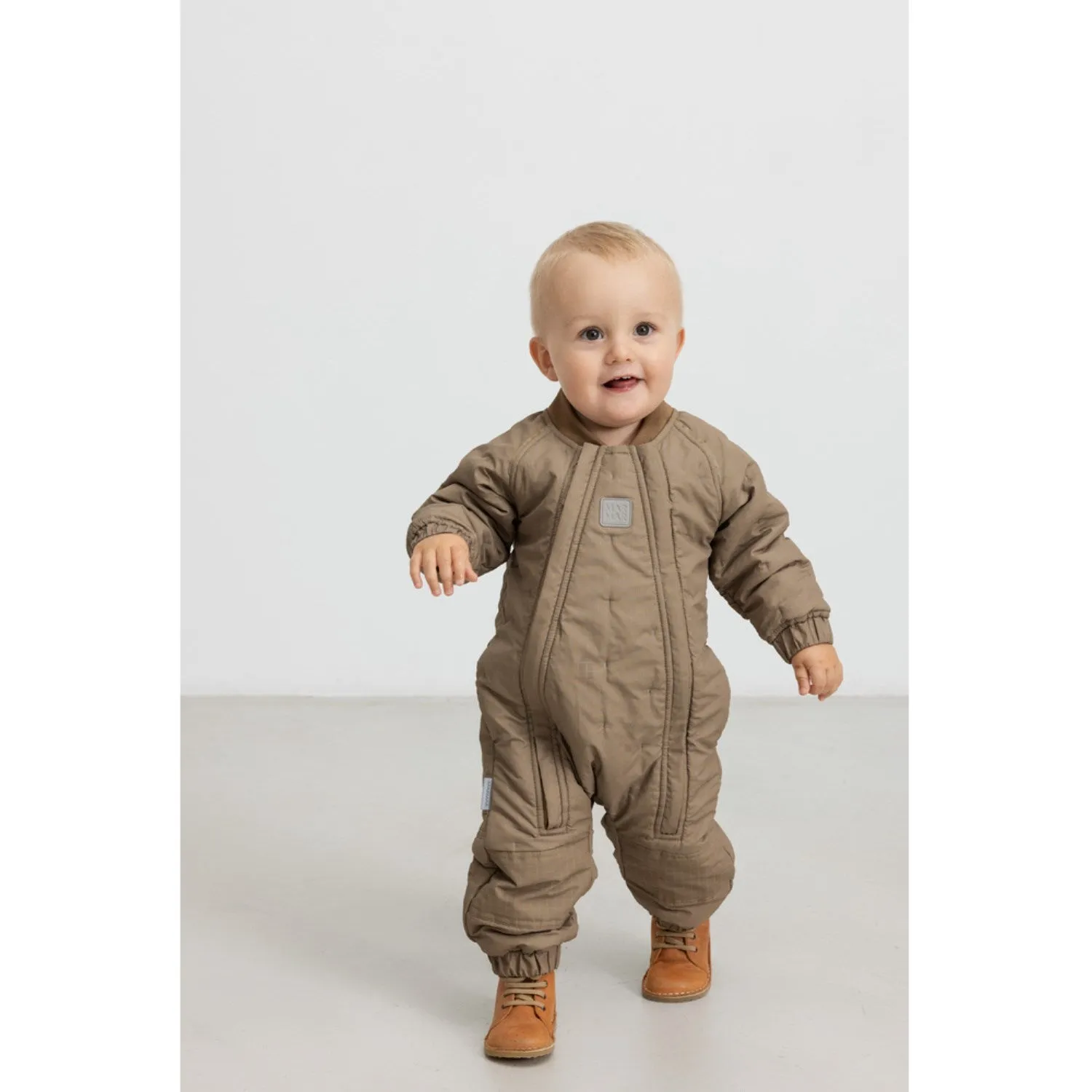 MarMar Thermo Reflex Check Ozai Suit Tonal-Stitching