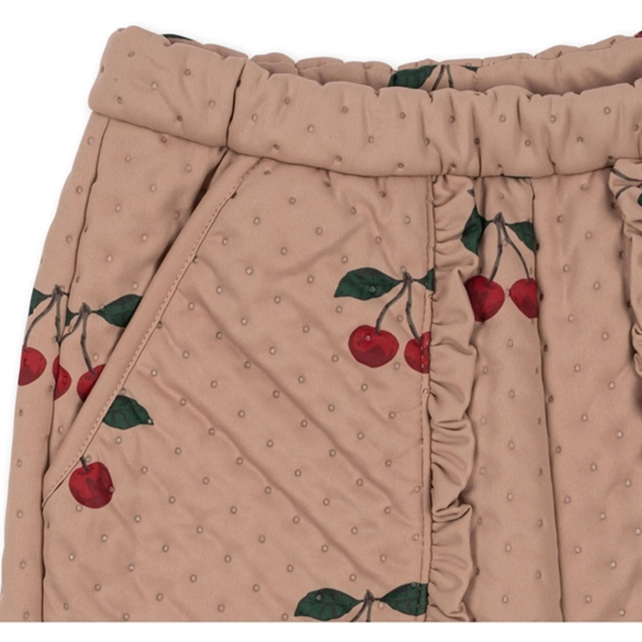 Konges Sl?jd Frill Ma Grande Cerise Blush Thermopants Hip-Length Emerging-Brand