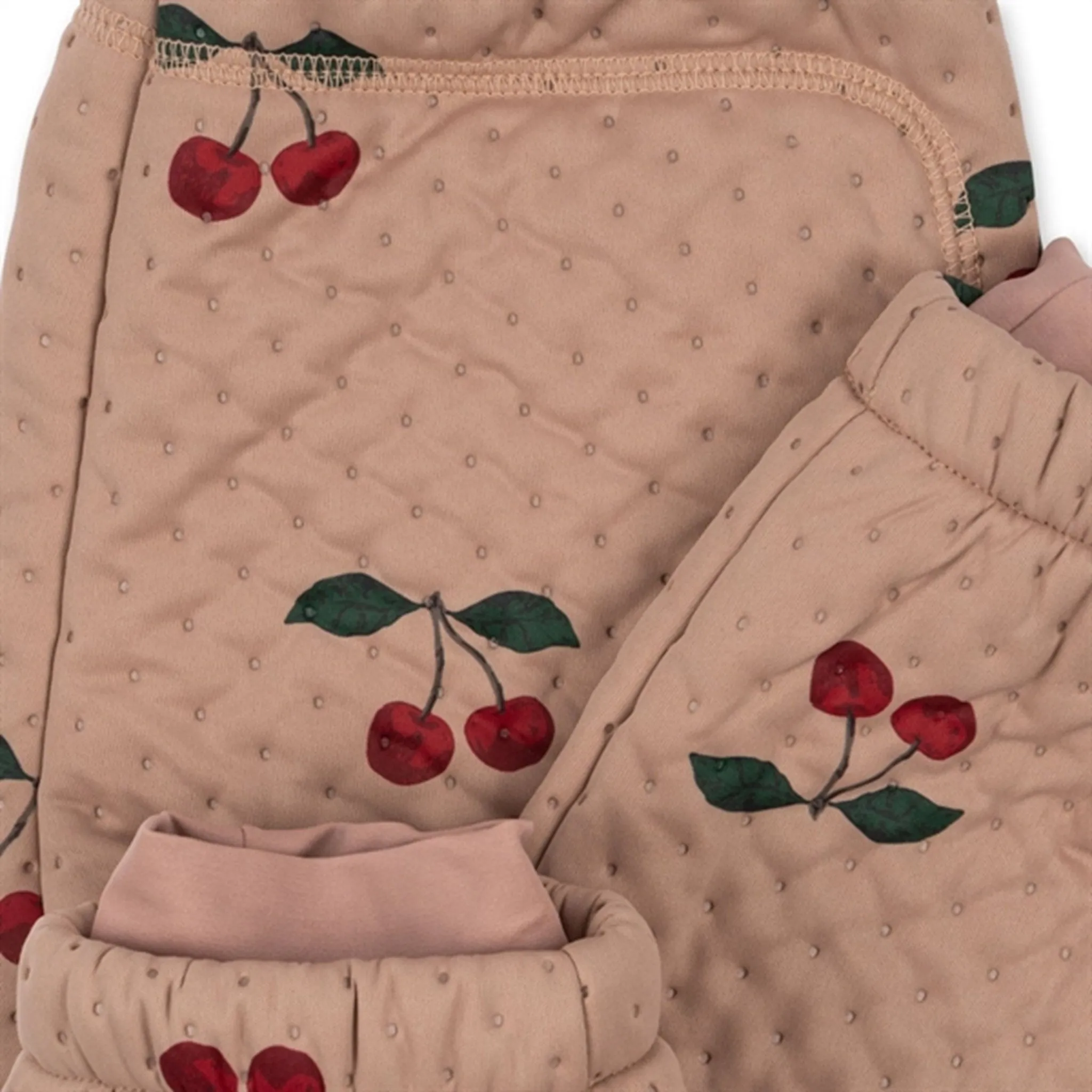 Satin-Edge Konges Sl?jd Frill Ma Grande Cerise Blush Thermopants