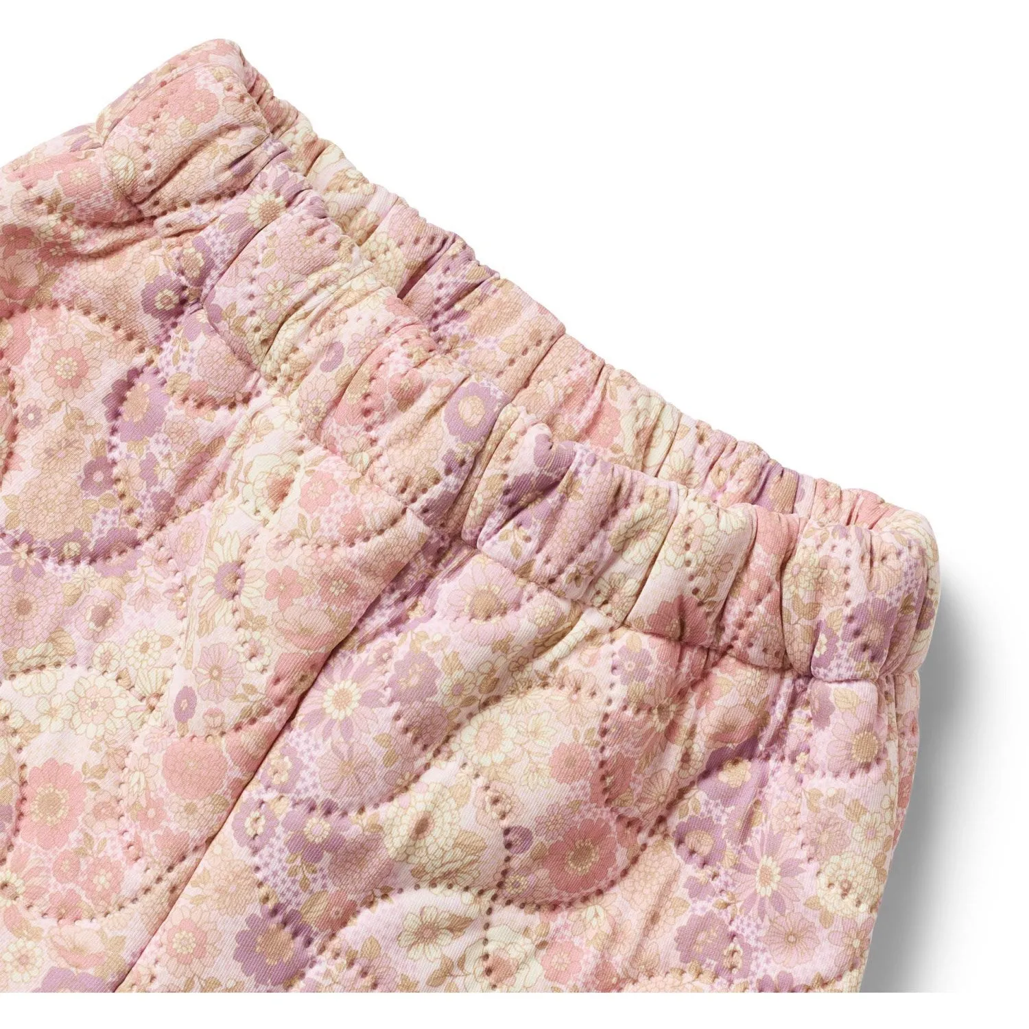 Wheat Lilac Flower Rainbow Thermo Pants Alex Patterned-Fabric