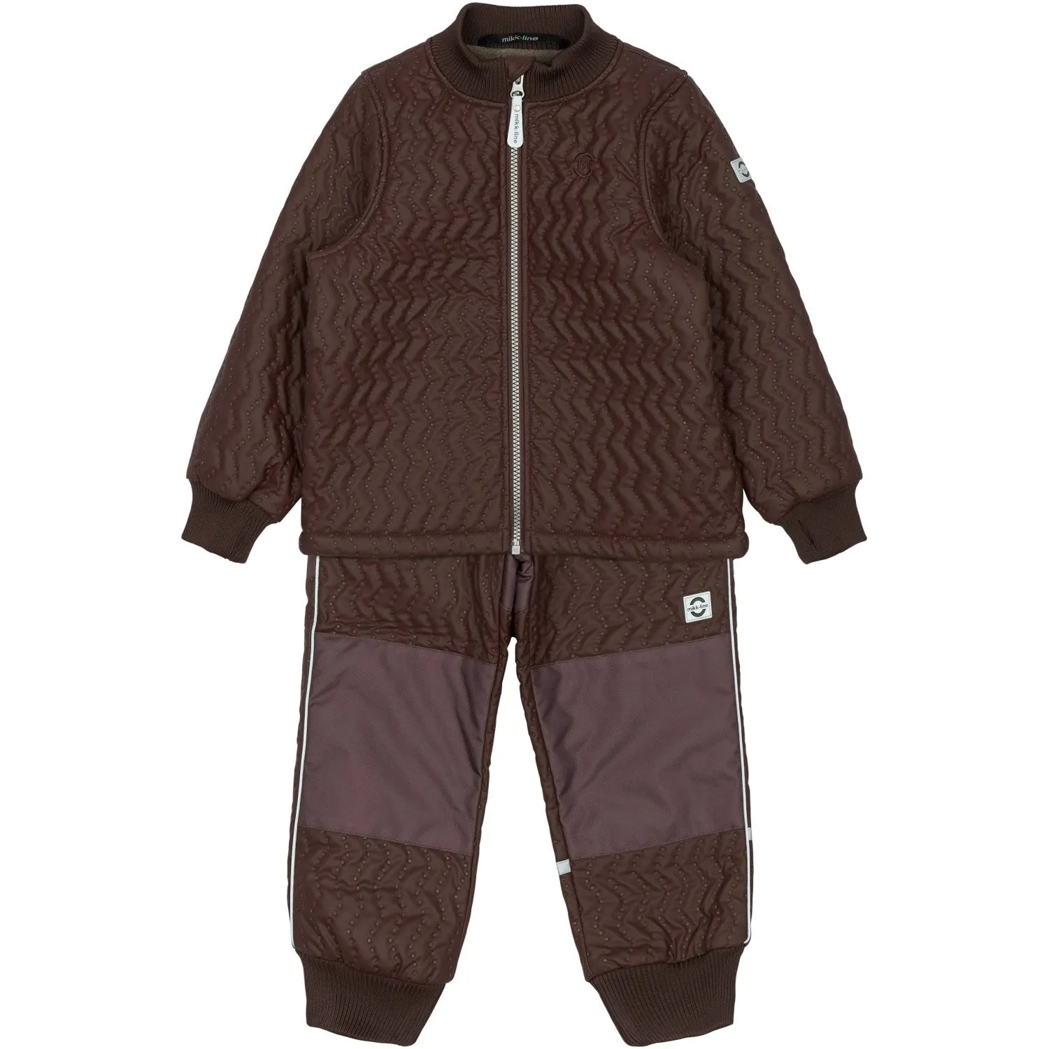 Mikk-Line French Roast Duvet Set W. Fleece Smocked-Detail Elegant semi-formal top