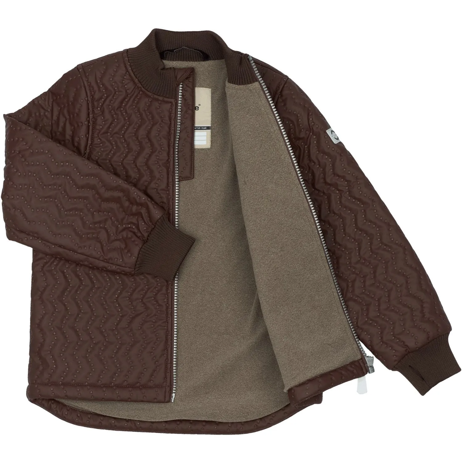 Dry-Clean-Only Modern casual blouse Mikk-Line French Roast Duvet Set W. Fleece