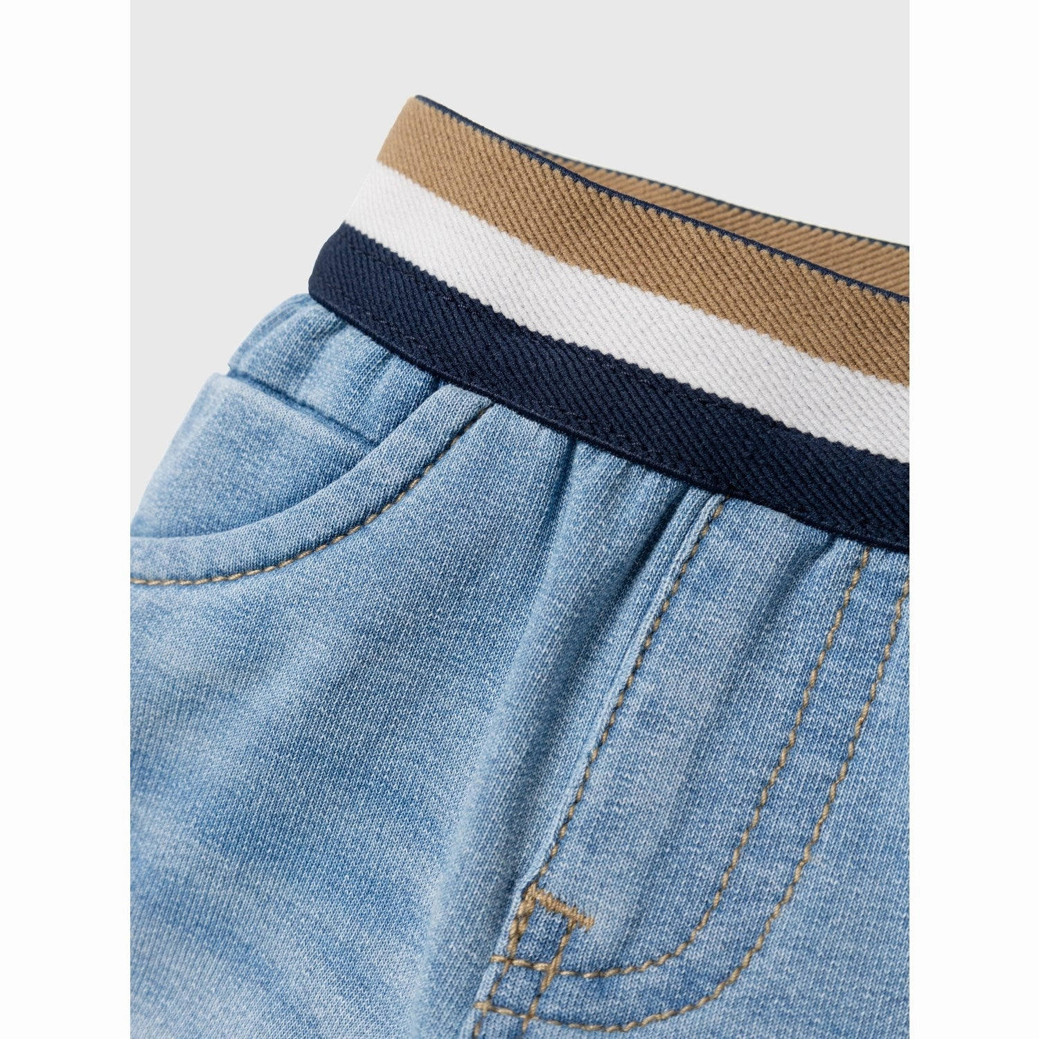 budget-friendly Name It Light Blue Denim Silas Sweat Denim Long Shorts