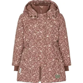 MarMar Omanda Winter Jacket Birds Technical Outerwear Wedding Collapsible Hood Structure