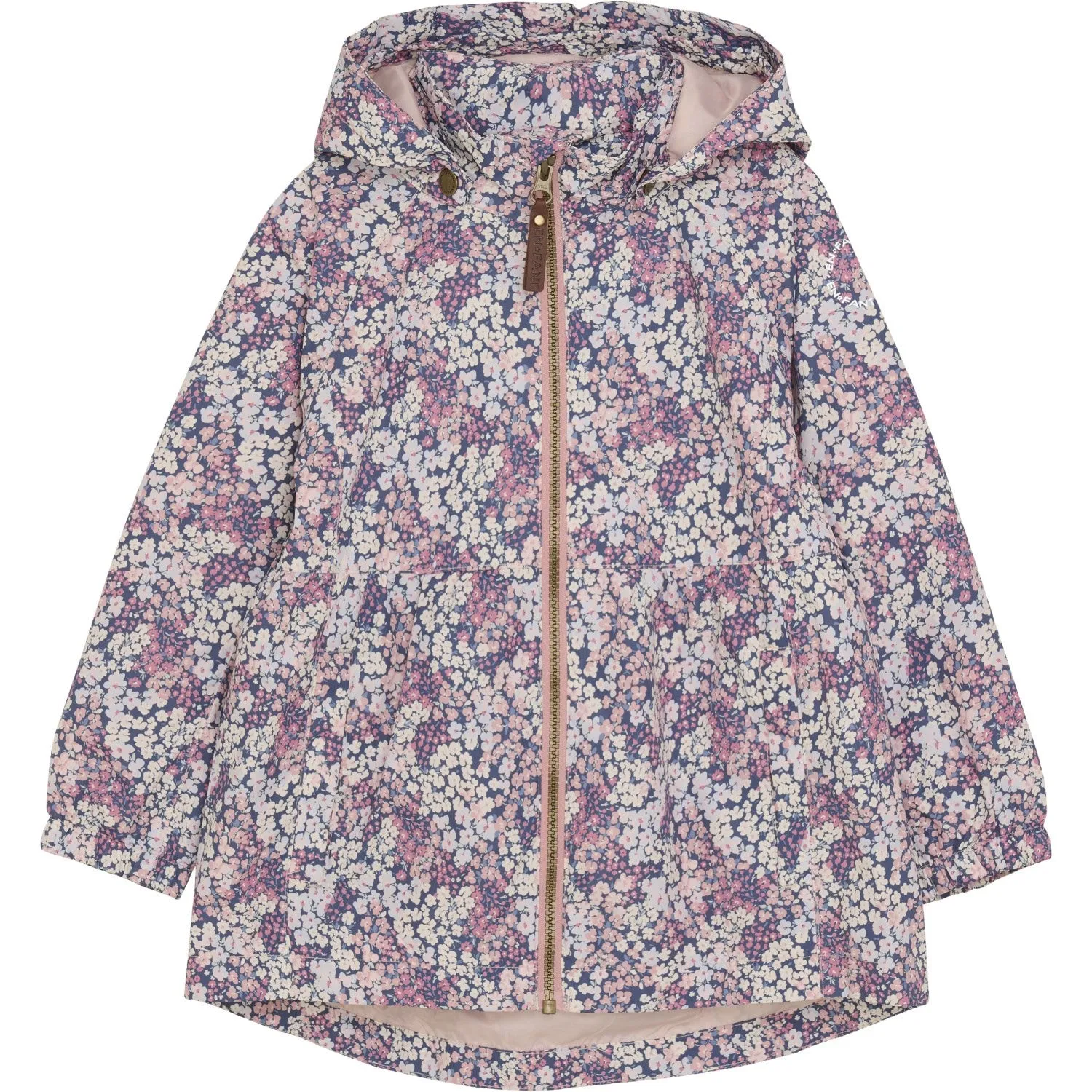 En Fant Bridal Rose Jacket Shaped, AOP Scissors Noise Reducing Zippers