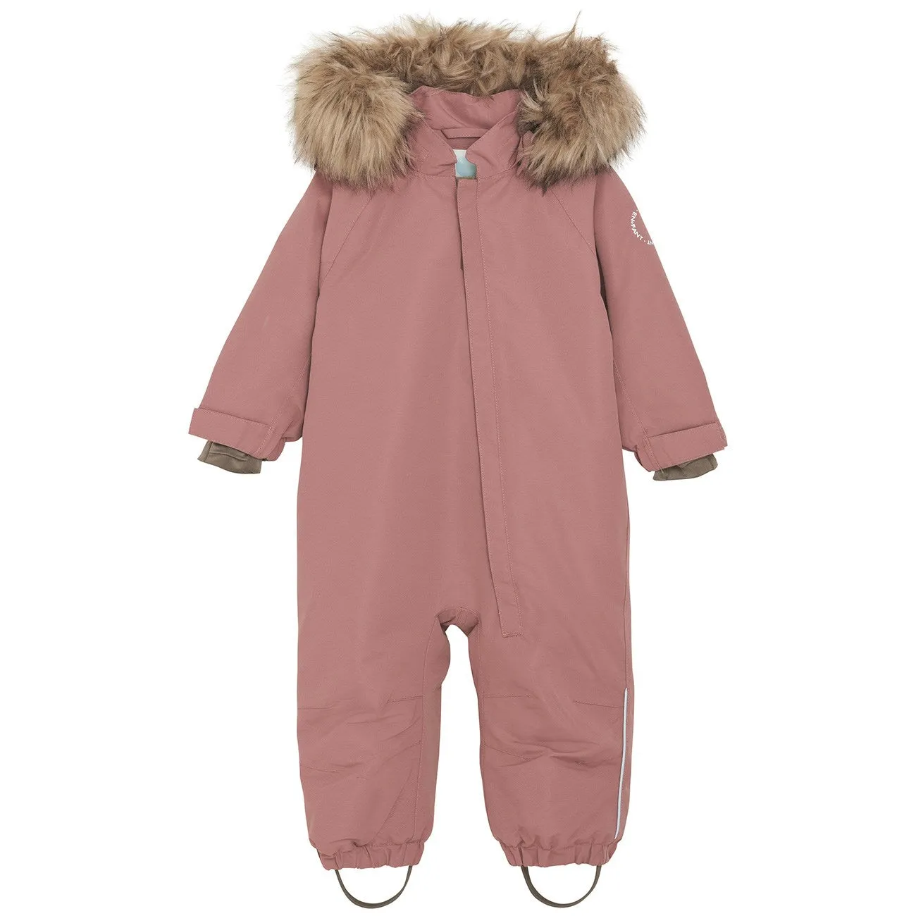En Fant Burlwood Baby Snowsuit m. Fake Fur Effortless layering piece Tear-resistant