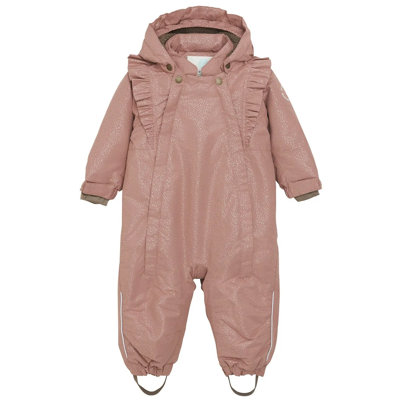 Comfortable fit blouse Durable-Fabric En Fant Burlwood Baby Snowsuit w. Ruffles