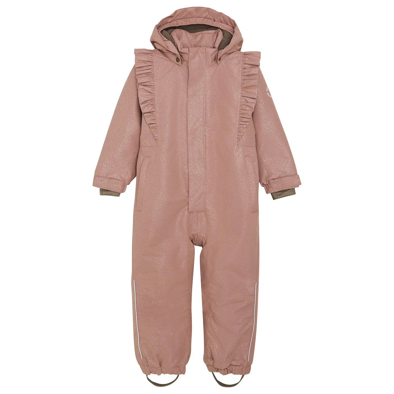 En Fant Burlwood Snowsuit w. Ruffles Mesh-Detail