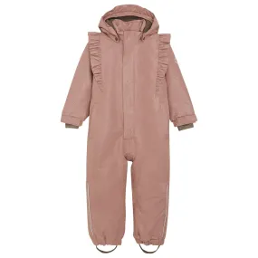 En Fant Burlwood Snowsuit w. Ruffles Mesh-Detail