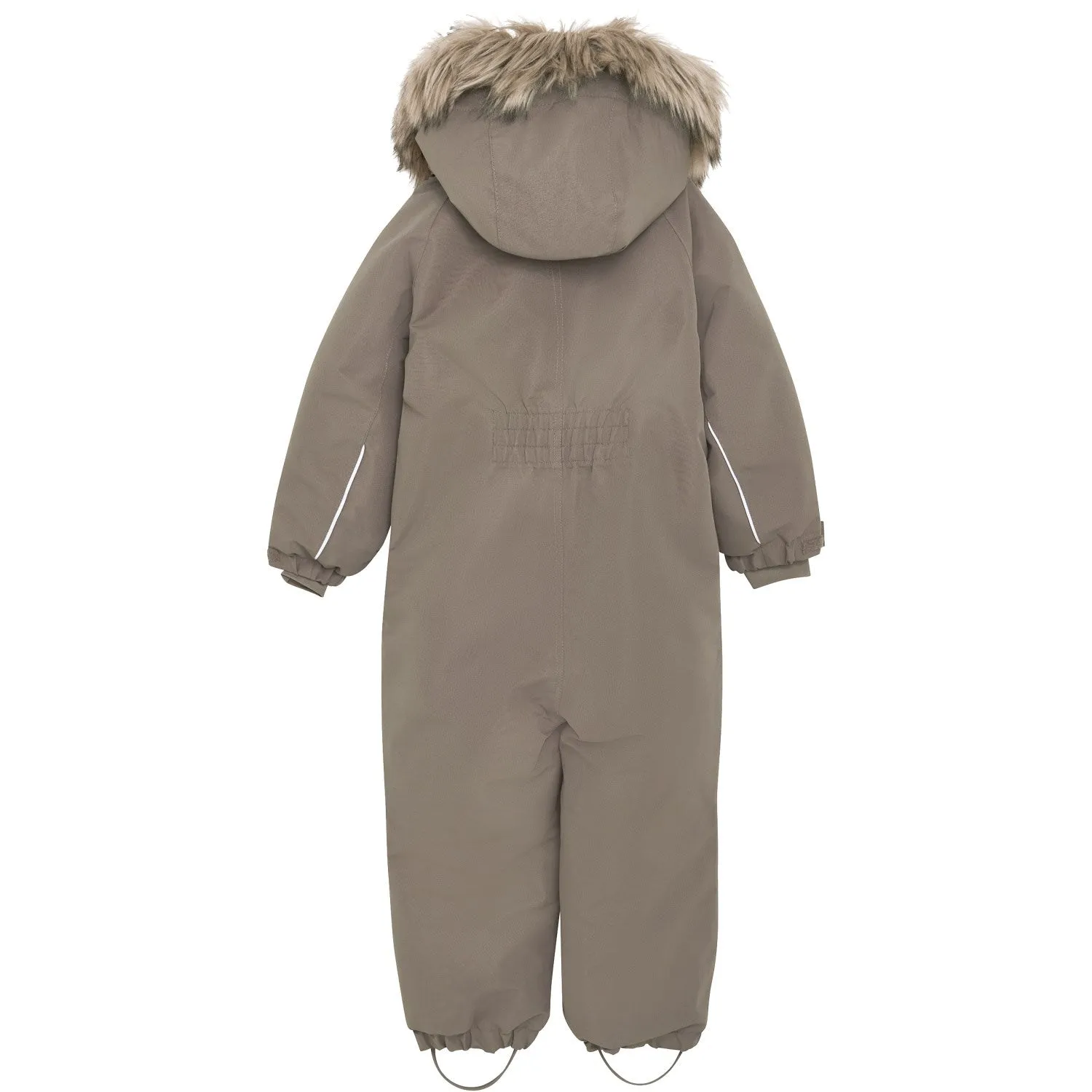 En Fant Fungi Snowsuit W. Fake Fur Sequin-Detail Satin-Sleeve