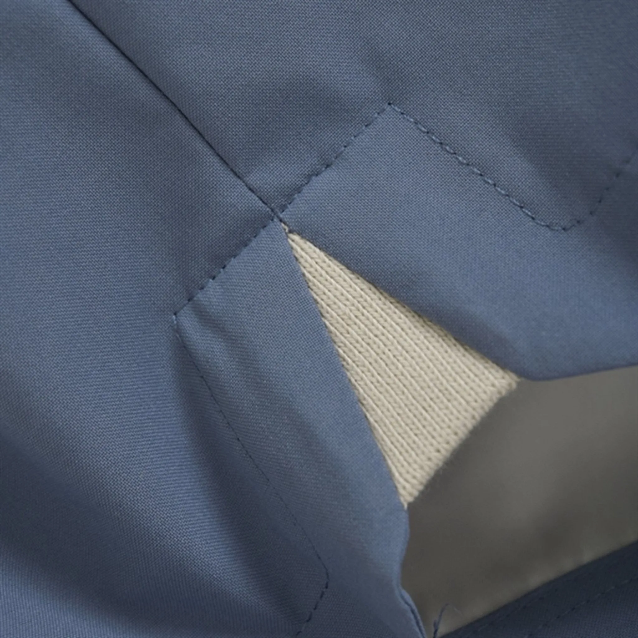 En Fant Jacket China Blue Vanity Quilted Construction