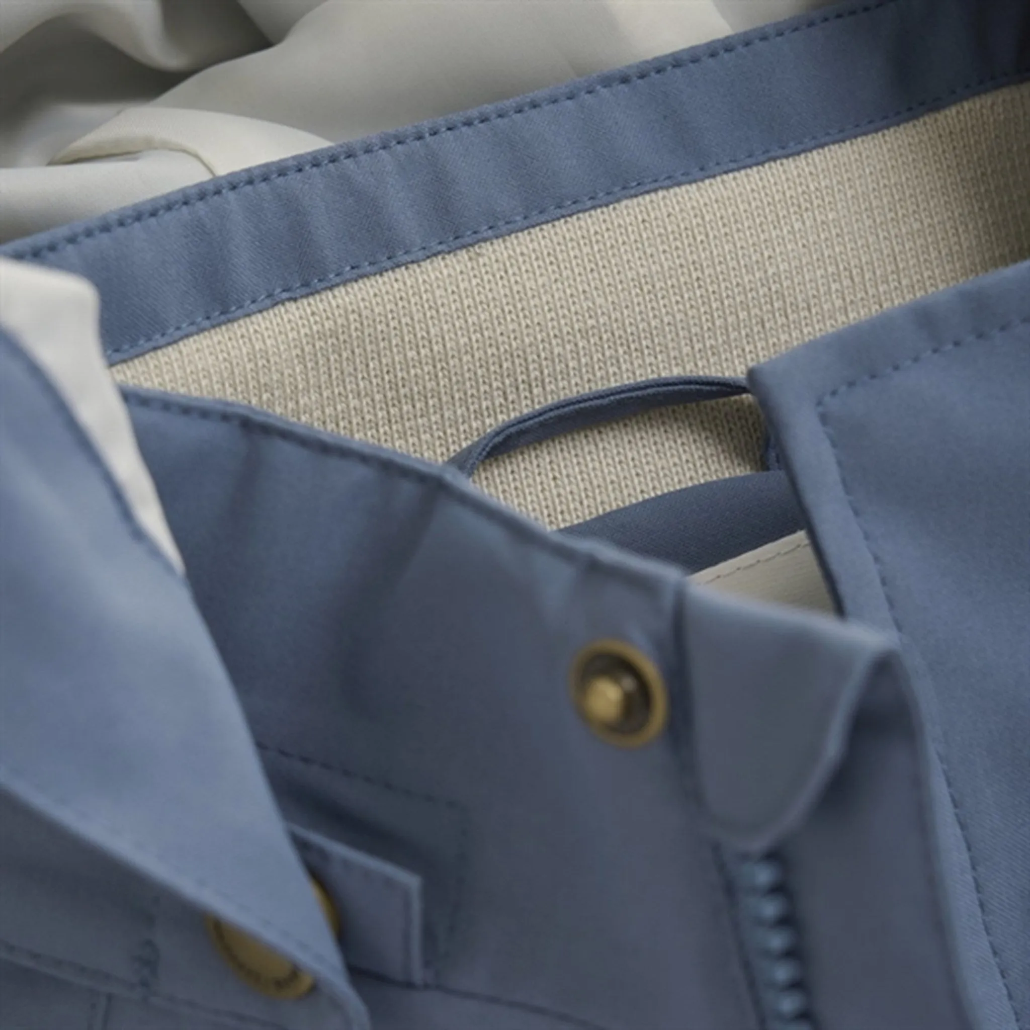 En Fant Jacket China Blue Classic Comfort Fashion Finish