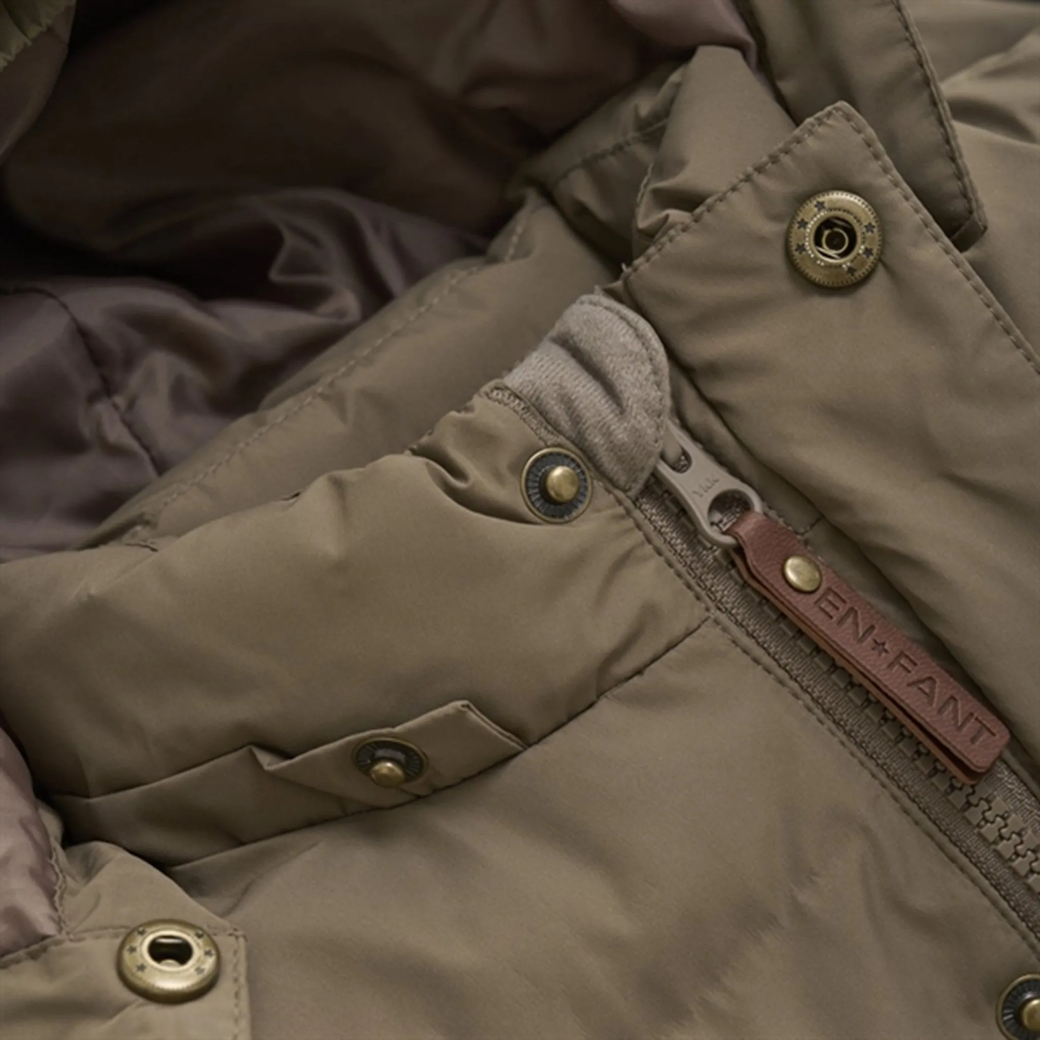 Confidence booster Fade Resistant Dye En Fant Jacket Quilt Chocolate Chip