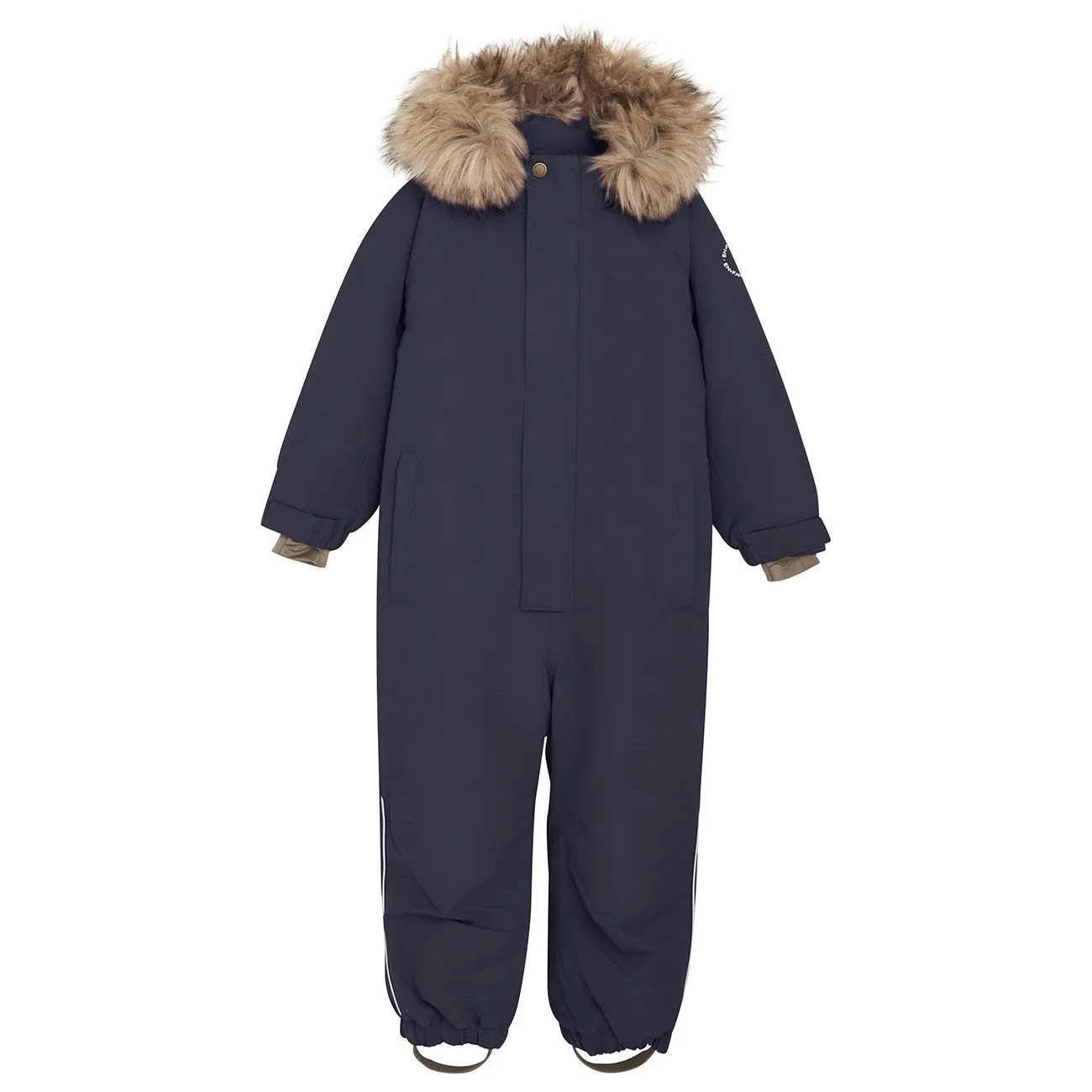 Relaxed-fit top Point-Collar En Fant Parisian Night Snowsuit w. Fake fur