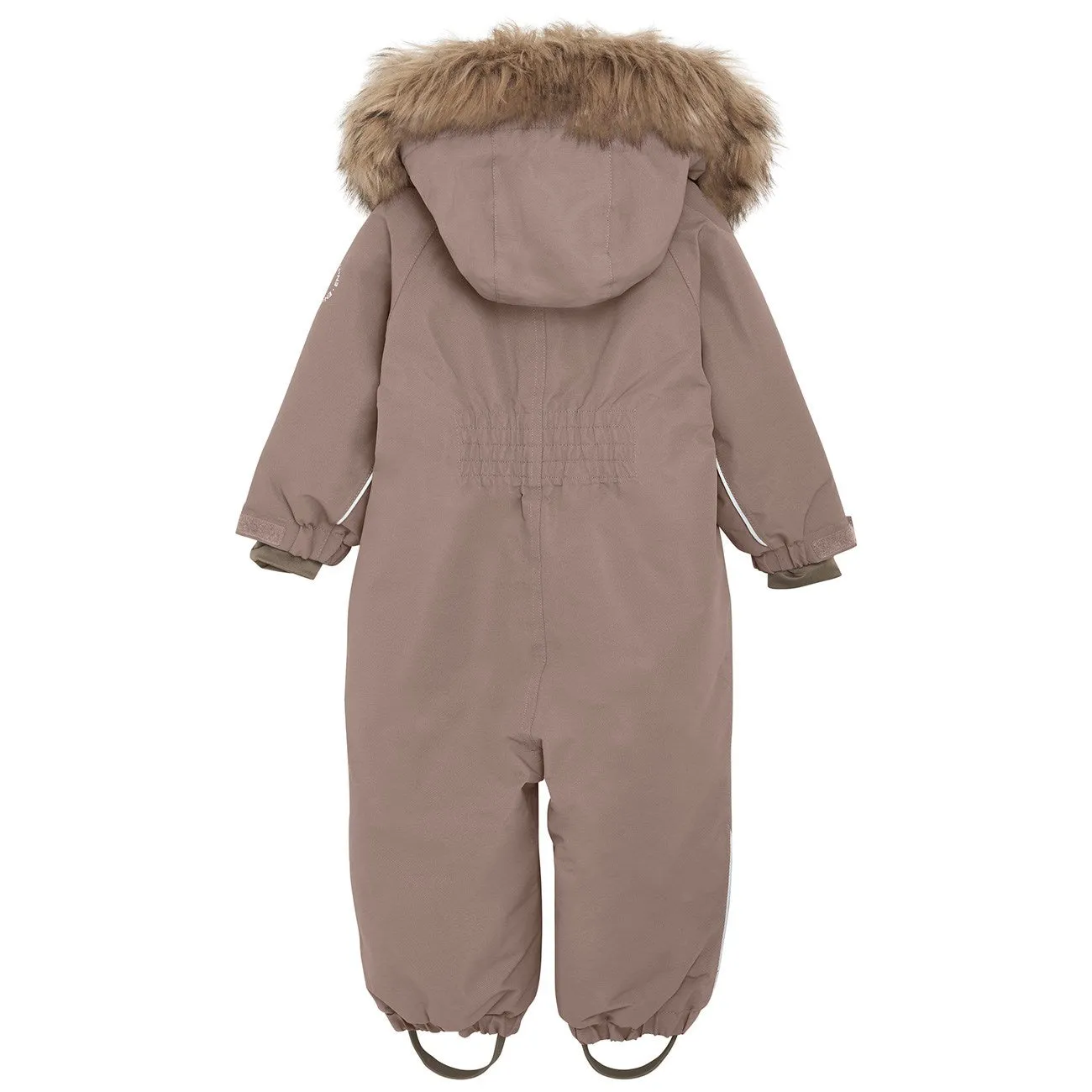 En Fant Pine Bark Baby Snowsuit m. Fake Fur Silky-Lining Matte-Lining