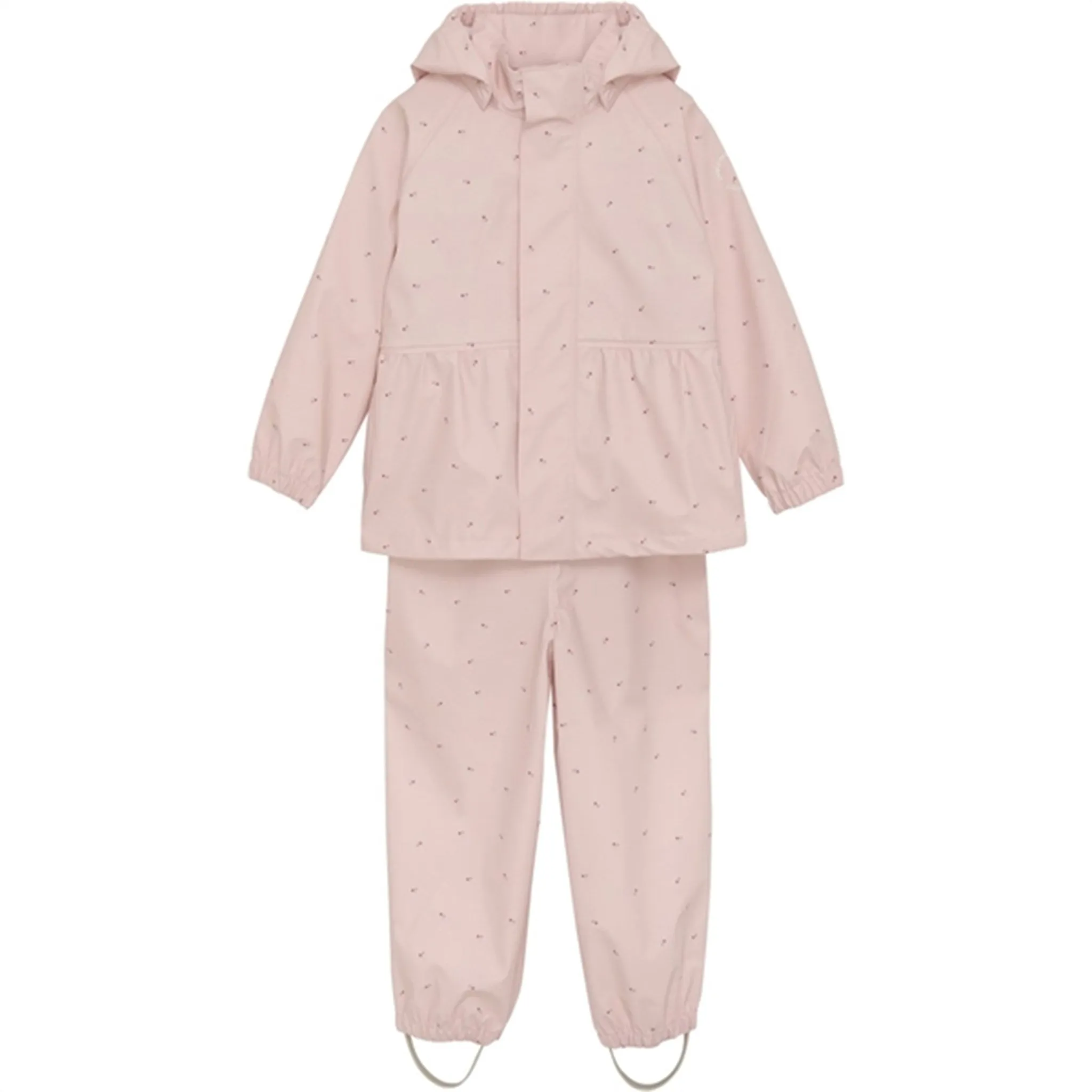 Dry Weather Coverage Fog Layer En Fant Rainwear Set Peach Whip