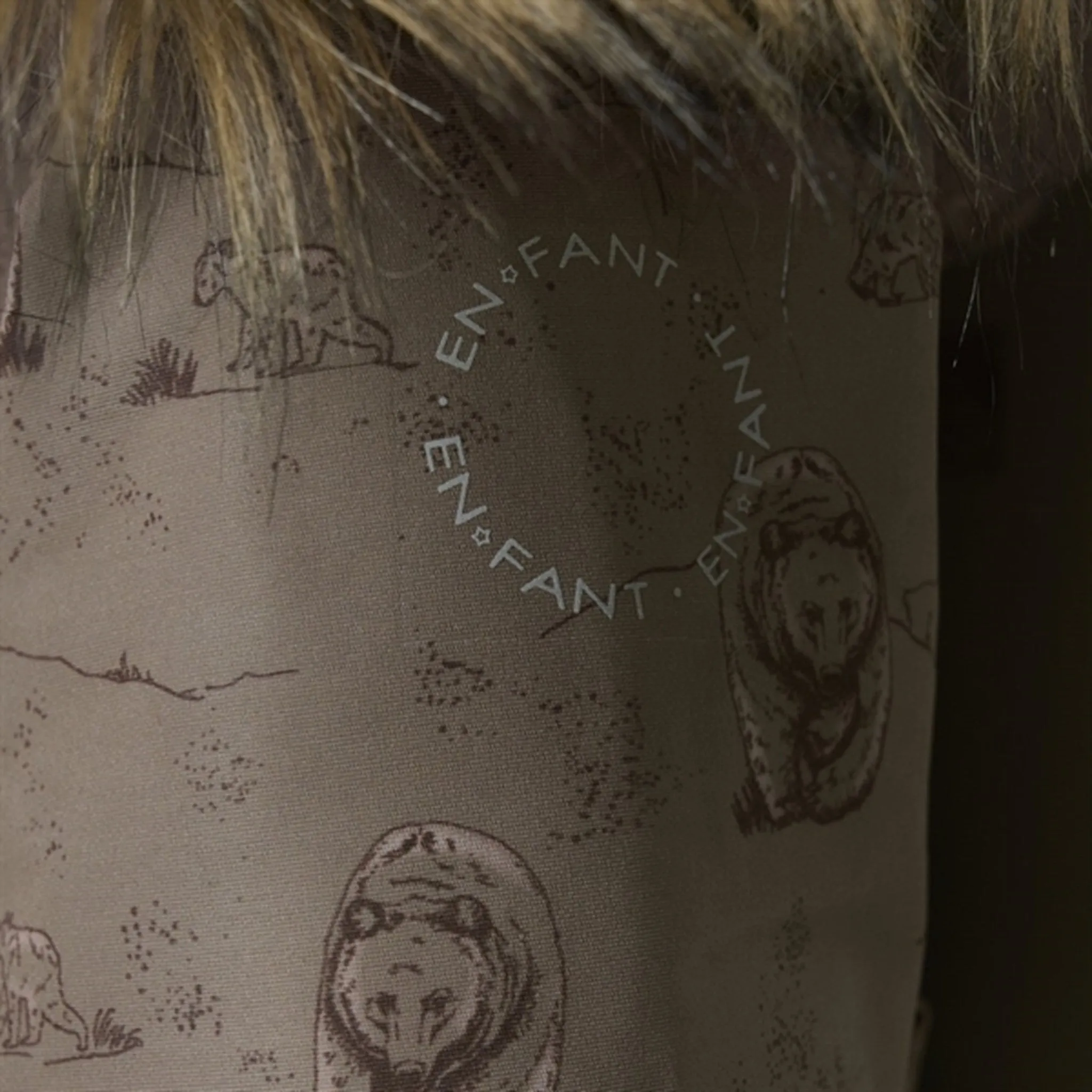 Multipurpose En Fant Snow Suit AOP Chocolate Chip