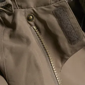 Open-back En Fant Snow Suit m. Faux Fur Chocolate Chip