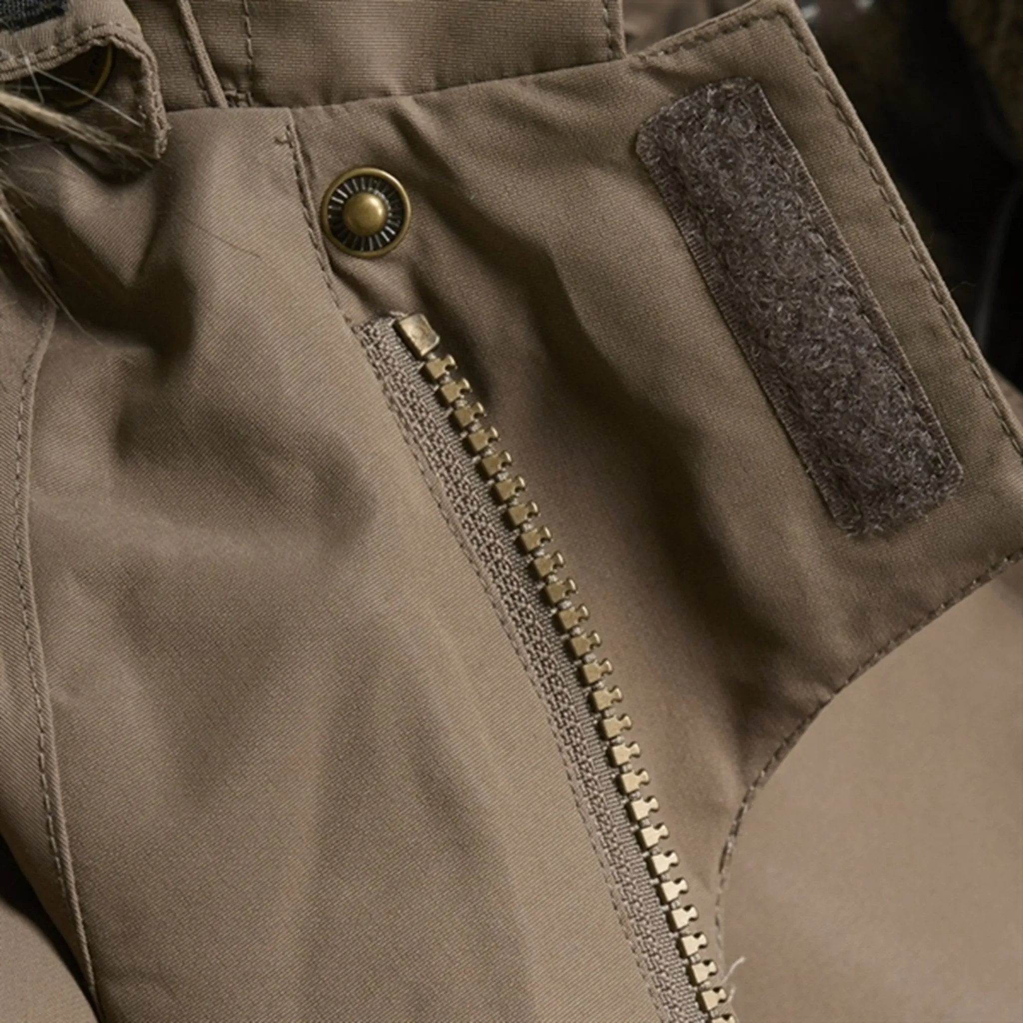 Open-back En Fant Snow Suit m. Faux Fur Chocolate Chip