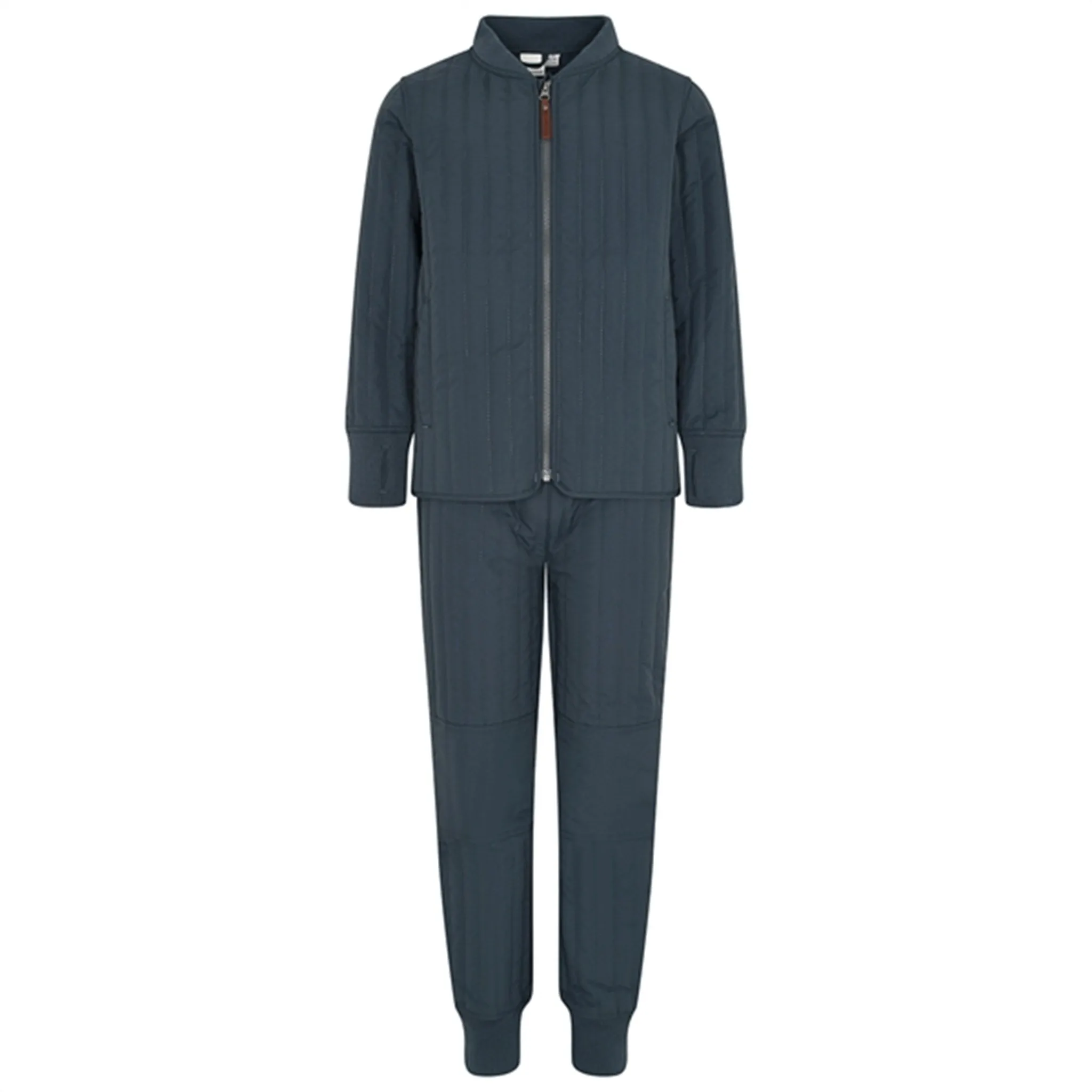 Classic and simple shirt En Fant Solid Thermal Set Dark Slate