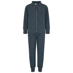 En Fant Solid Thermal Set Dark Slate Comfortable travel shirt Dolman-Sleeve