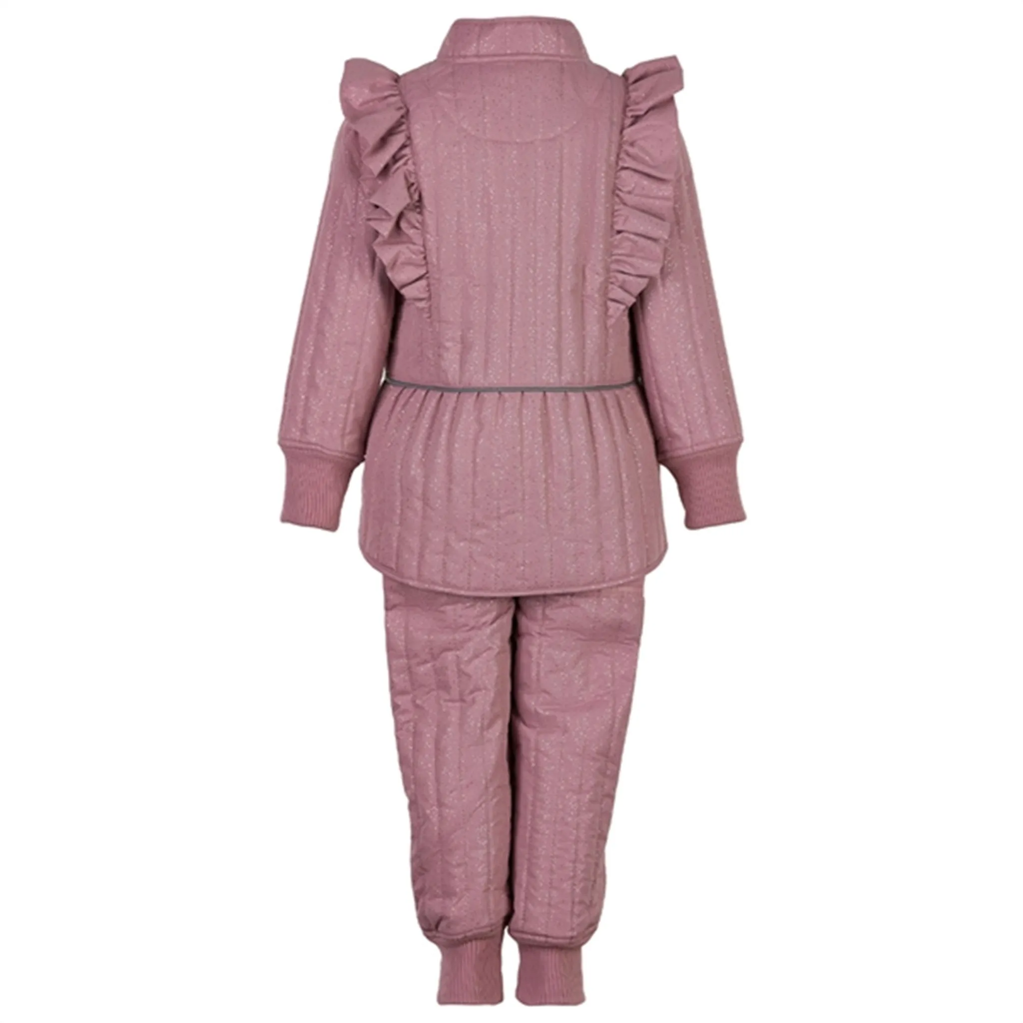 Split-Sleeve En Fant Thermal Set Lilas m. Guld Glitter