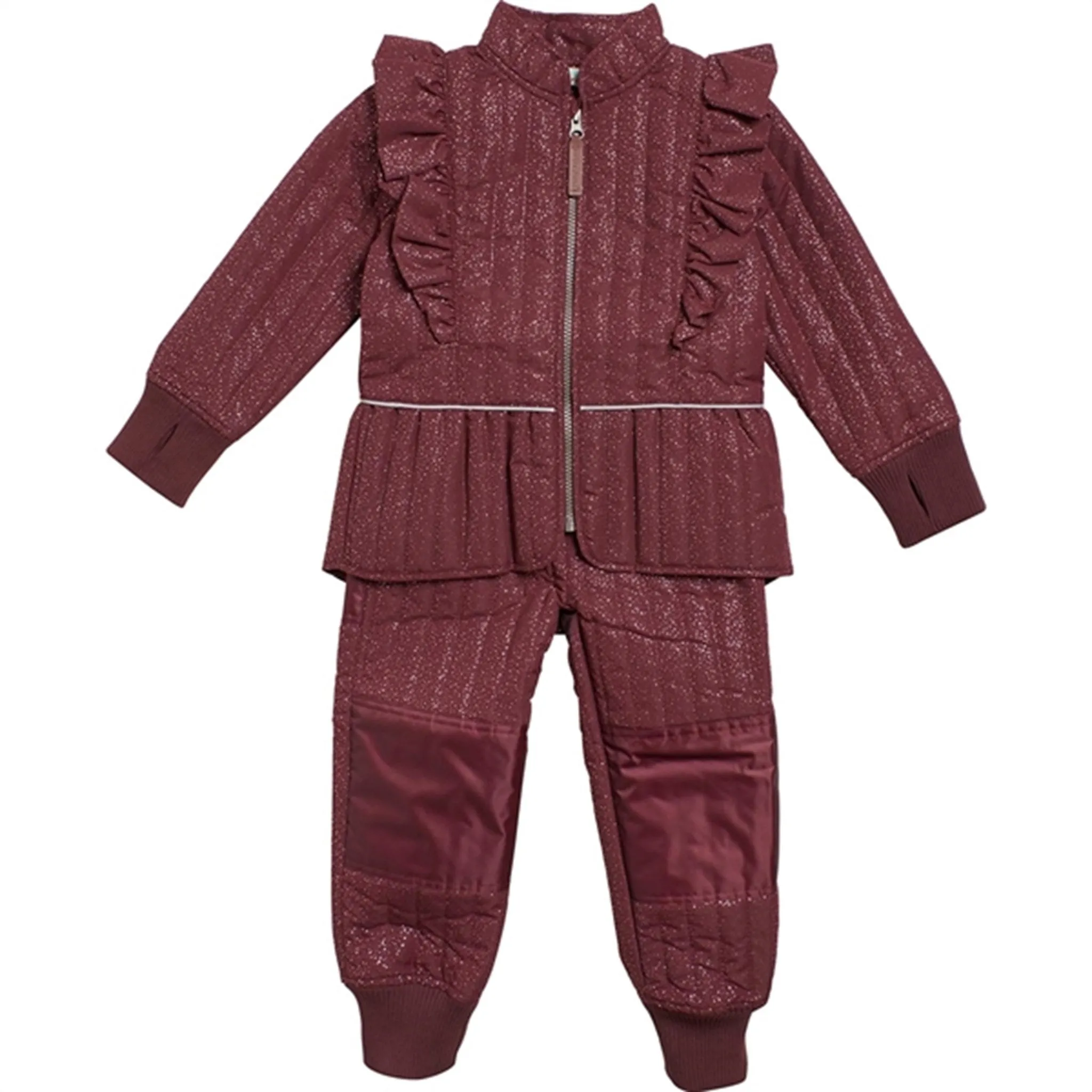 Light chiffon blouse Sporty-Look En Fant Thermal Set Wineyard Wine