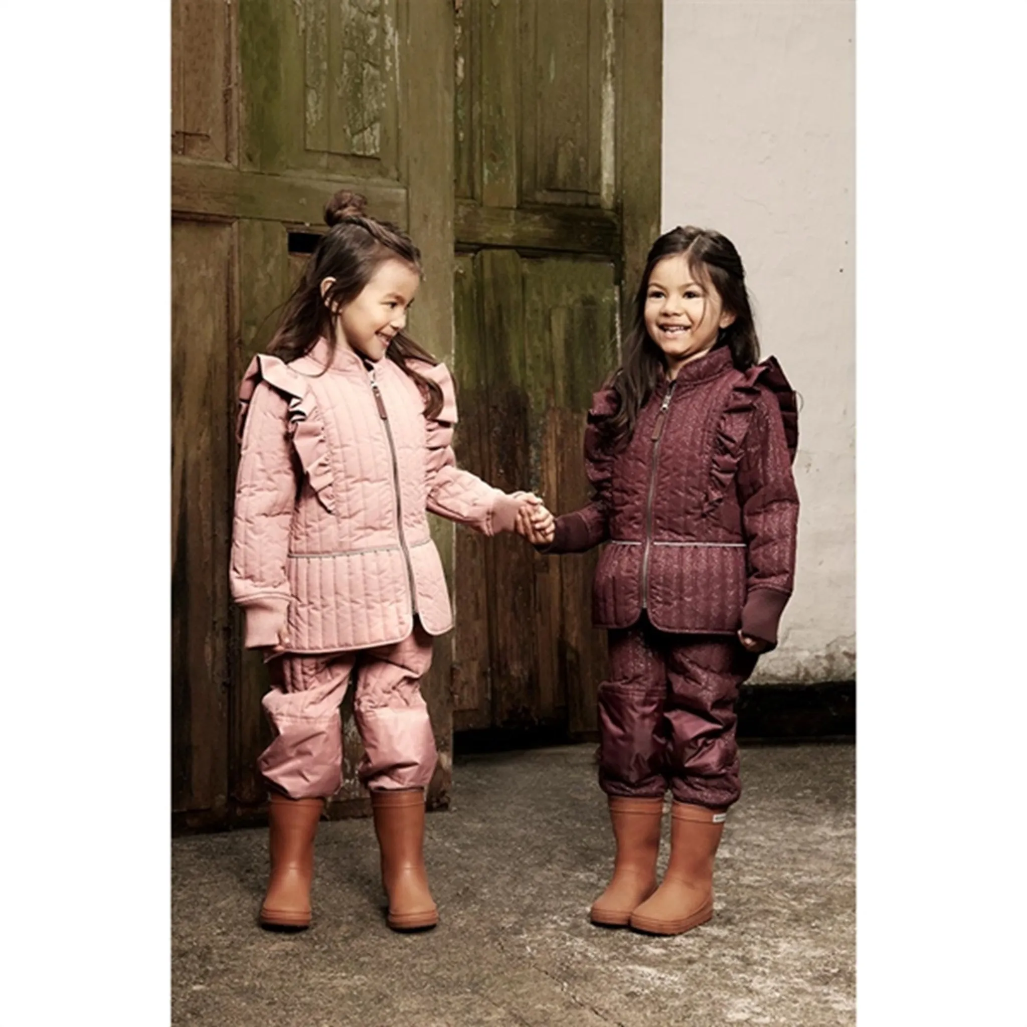 Point-Collar En Fant Thermal Set Wineyard Wine