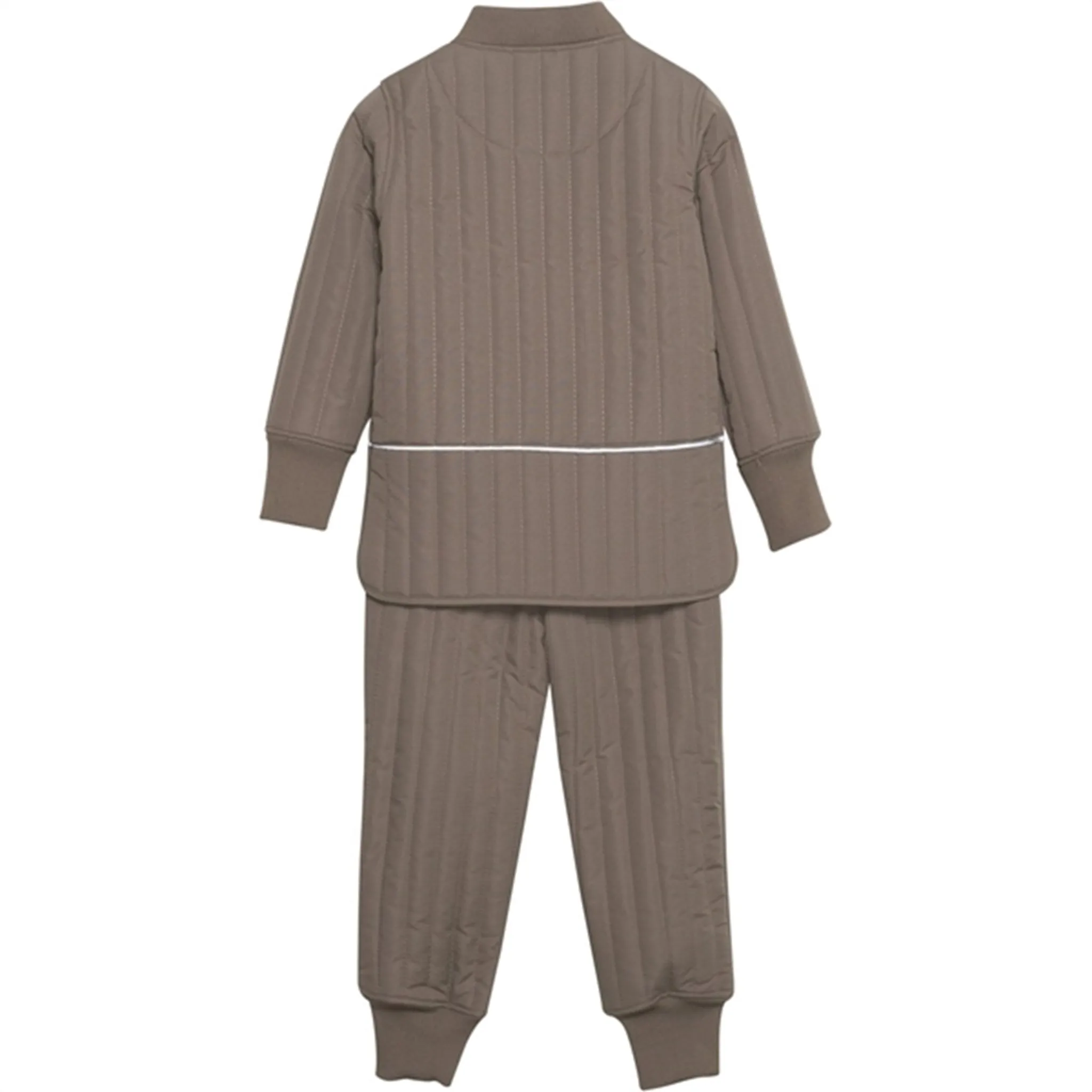 En Fant Thermo Set Solid Chocolate Chip Knot-Detail Practical work wear