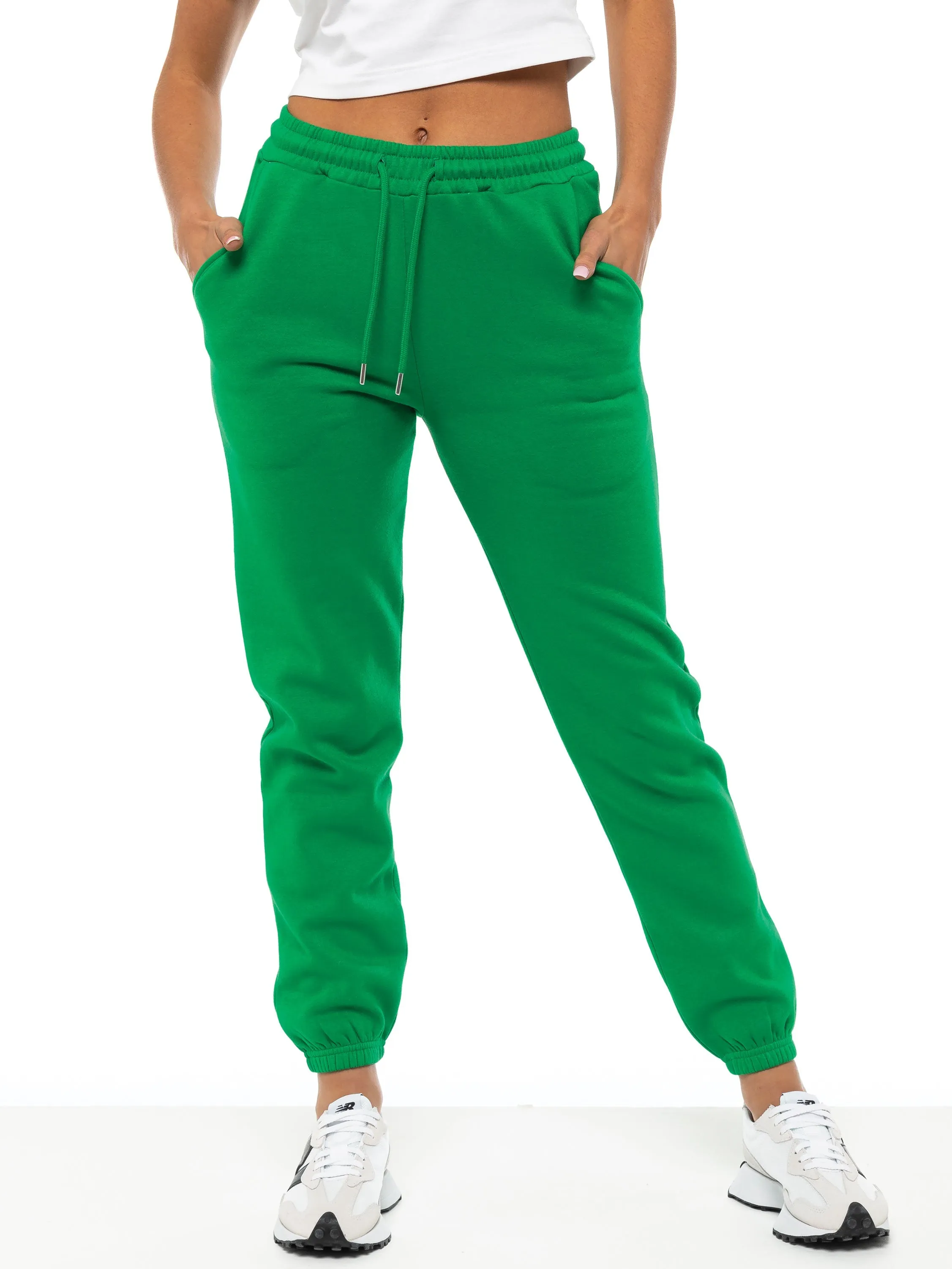Collared neckline Enzo | Womens Relaxed Fit Cuffed Jogger